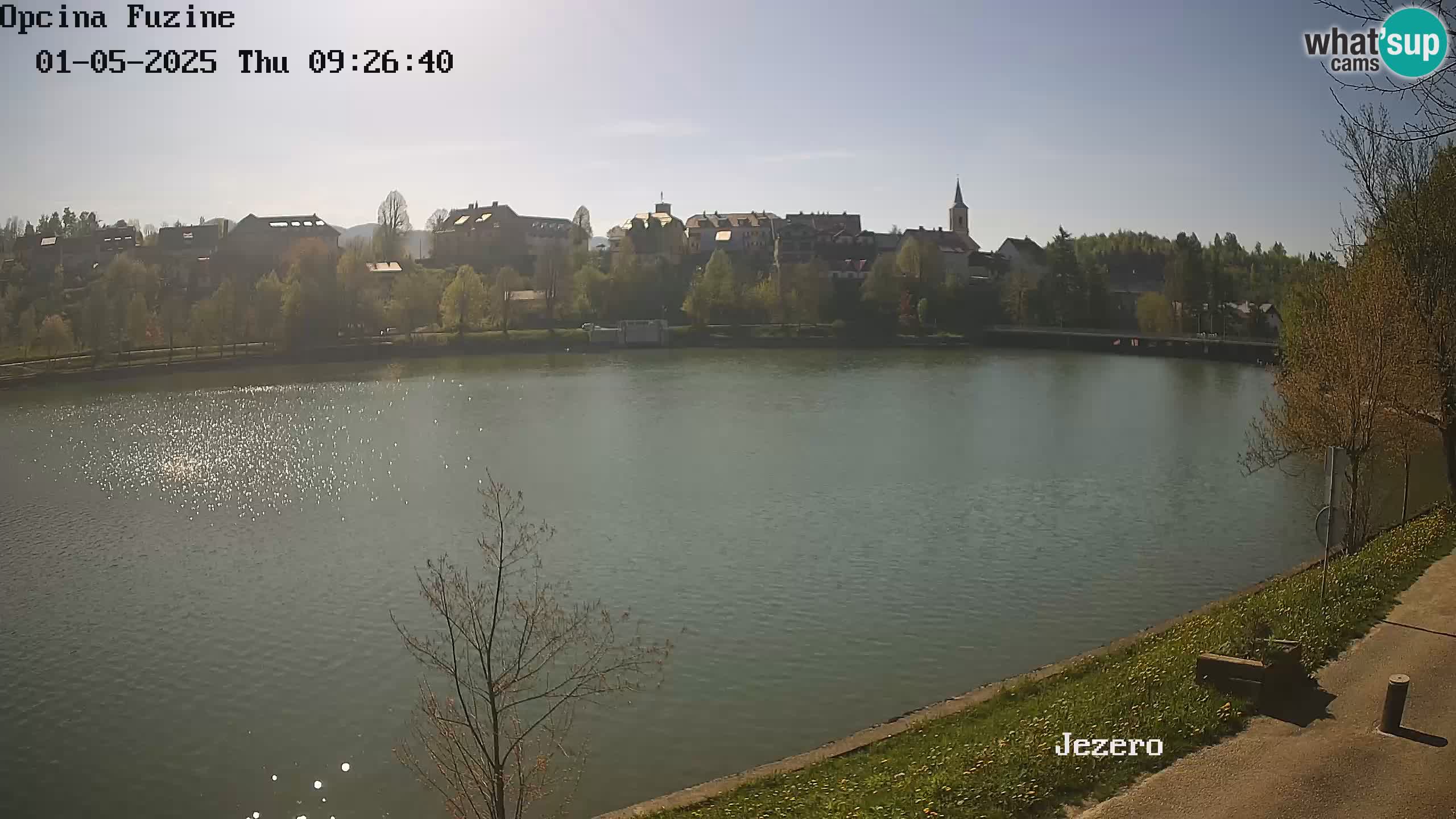 LIVE Lake Bajer livecam Bajersko Jezero Fužine