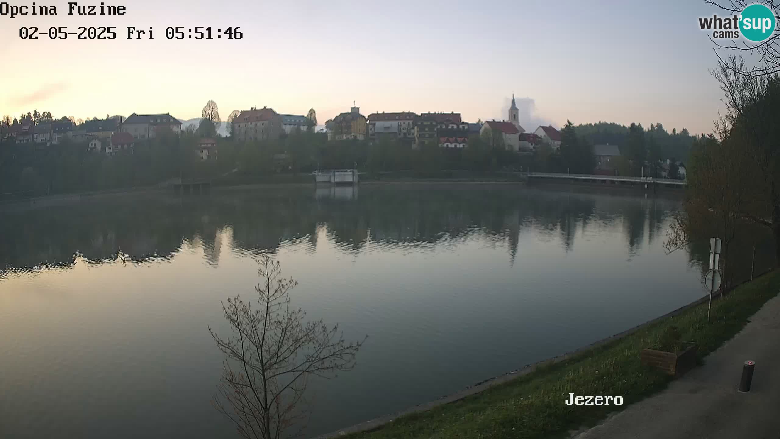 LIVE Lake Bajer livecam Bajersko Jezero Fužine