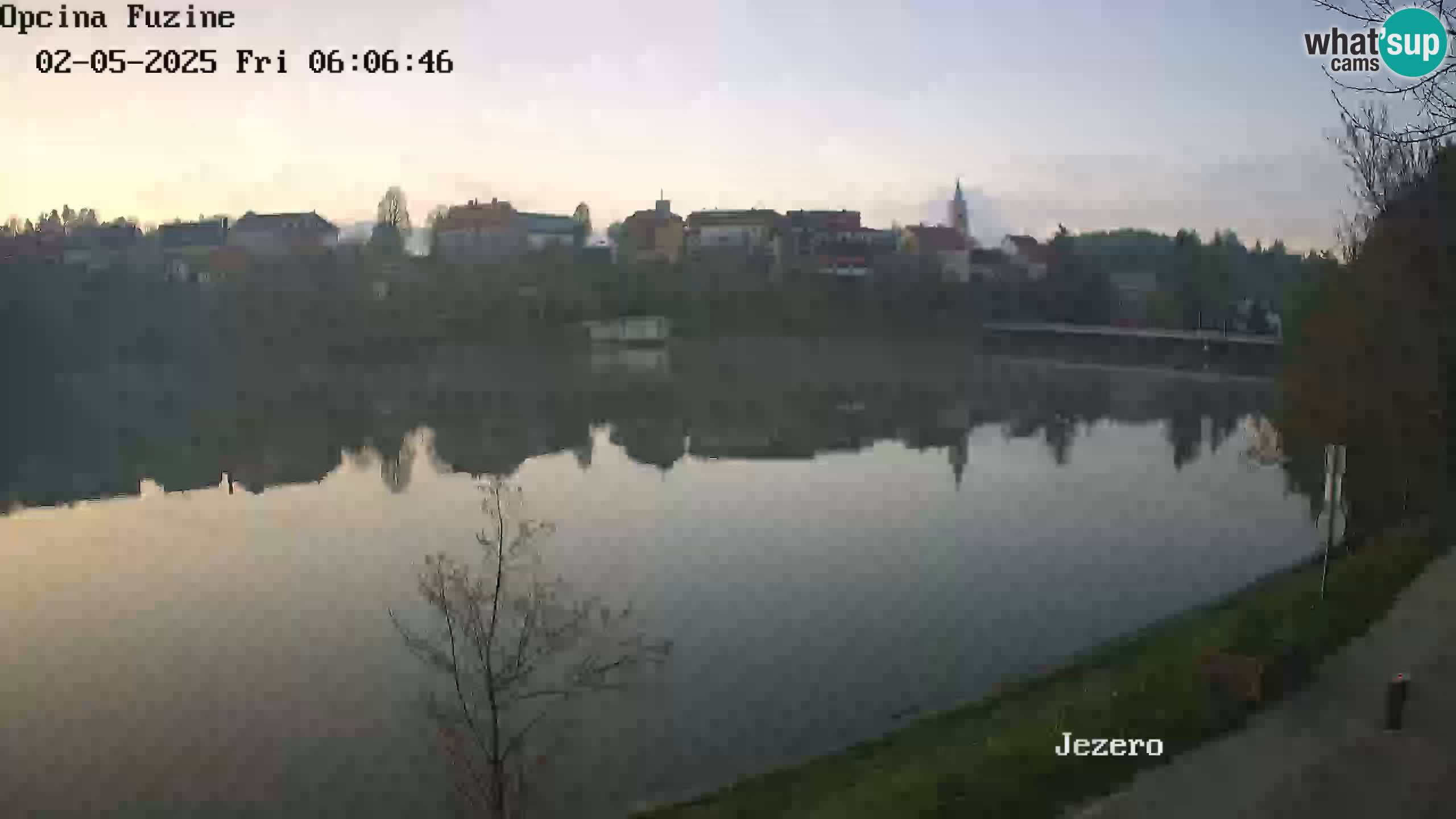 LIVE Lake Bajer livecam Bajersko Jezero Fužine