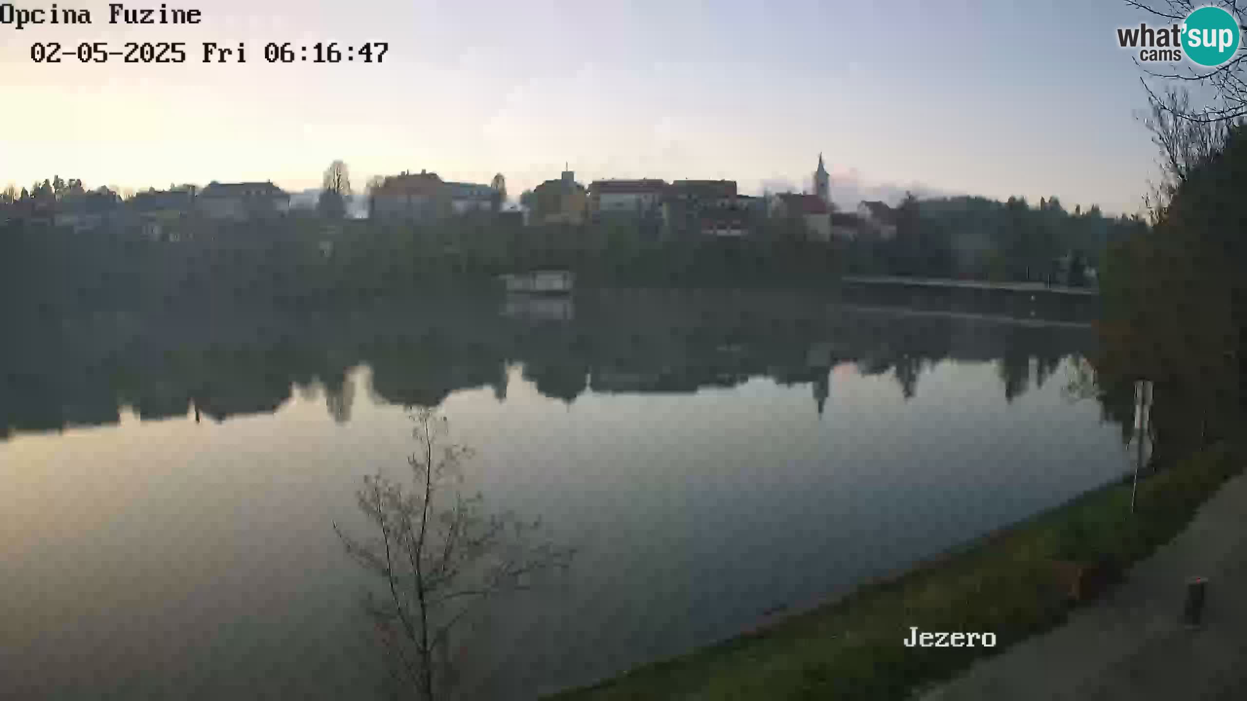 LIVE lago Bajer webcam Bajersko Jezero Fužine