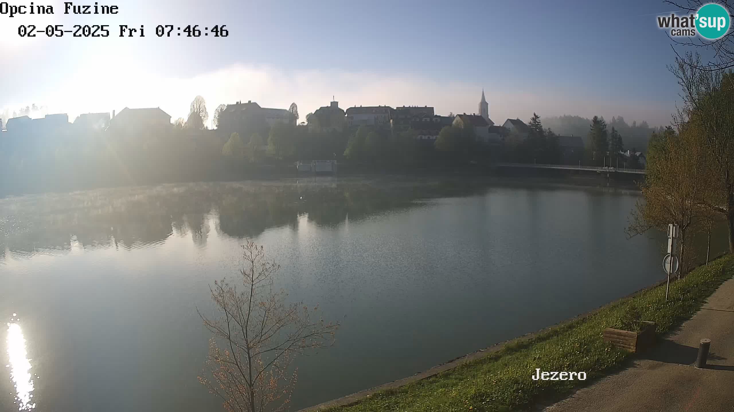 LIVE Lake Bajer livecam Bajersko Jezero Fužine