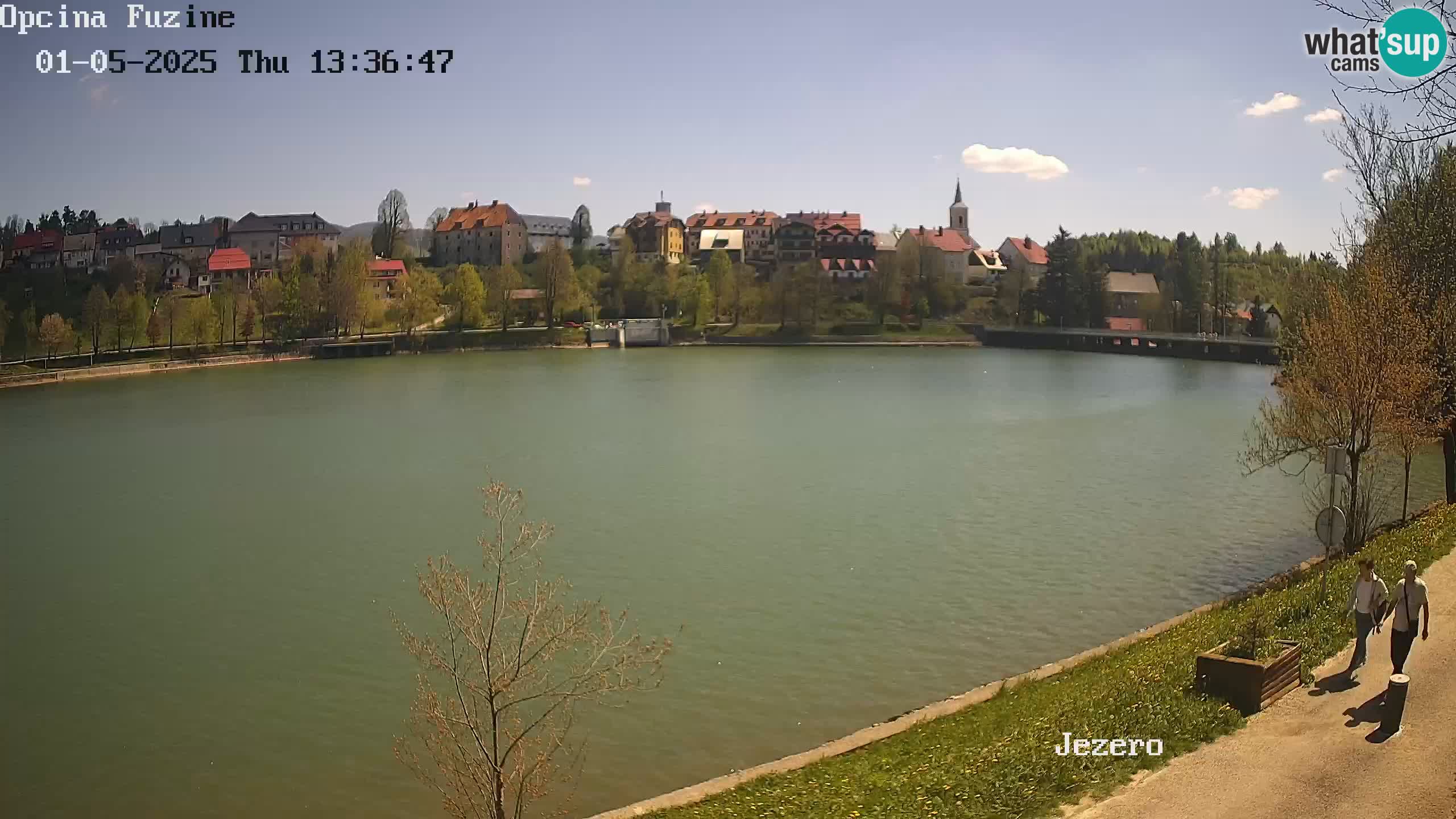LIVE lago Bajer webcam Bajersko Jezero Fužine