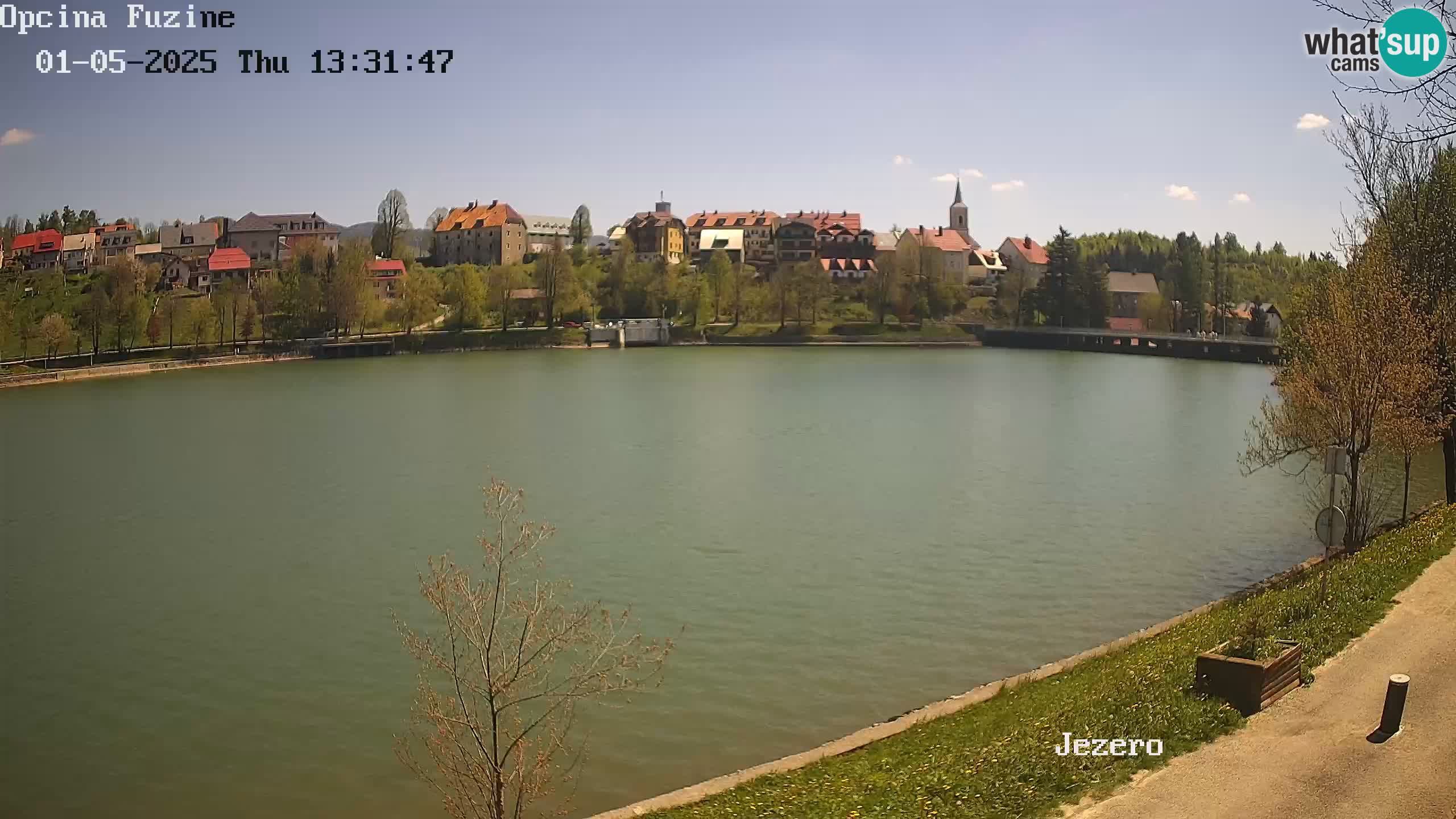 Bajersko Jezero web kamera Fužine
