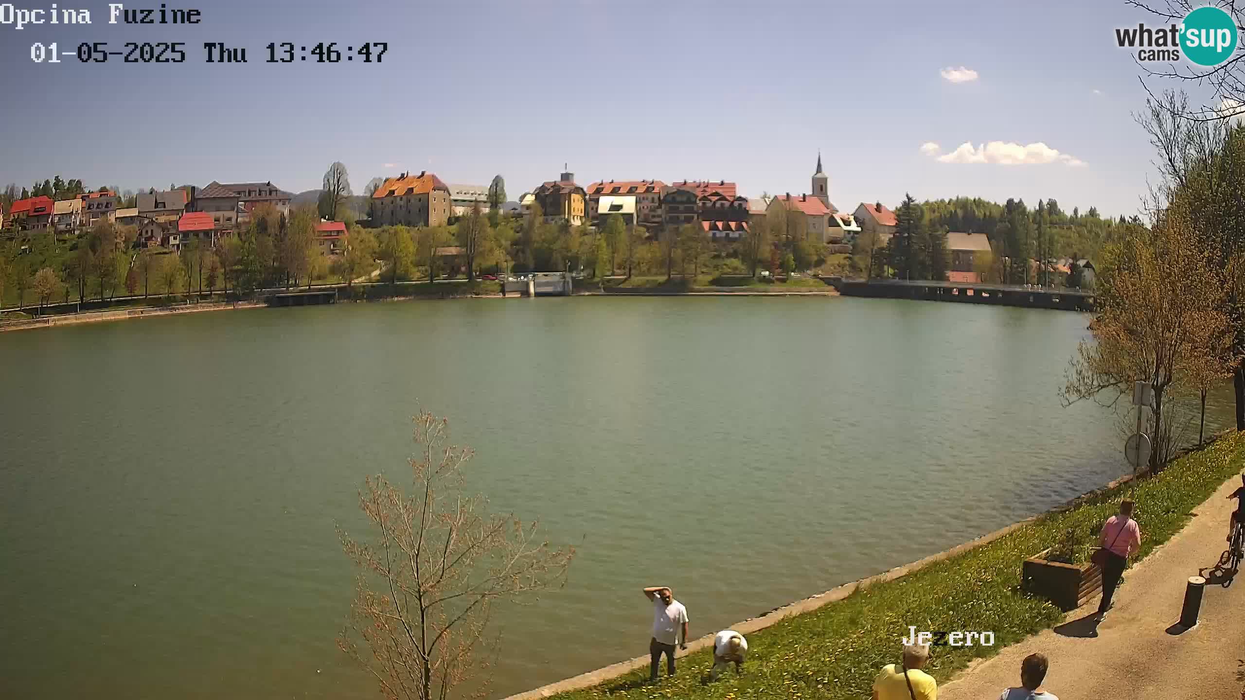 Bajersko Jezero web kamera Fužine