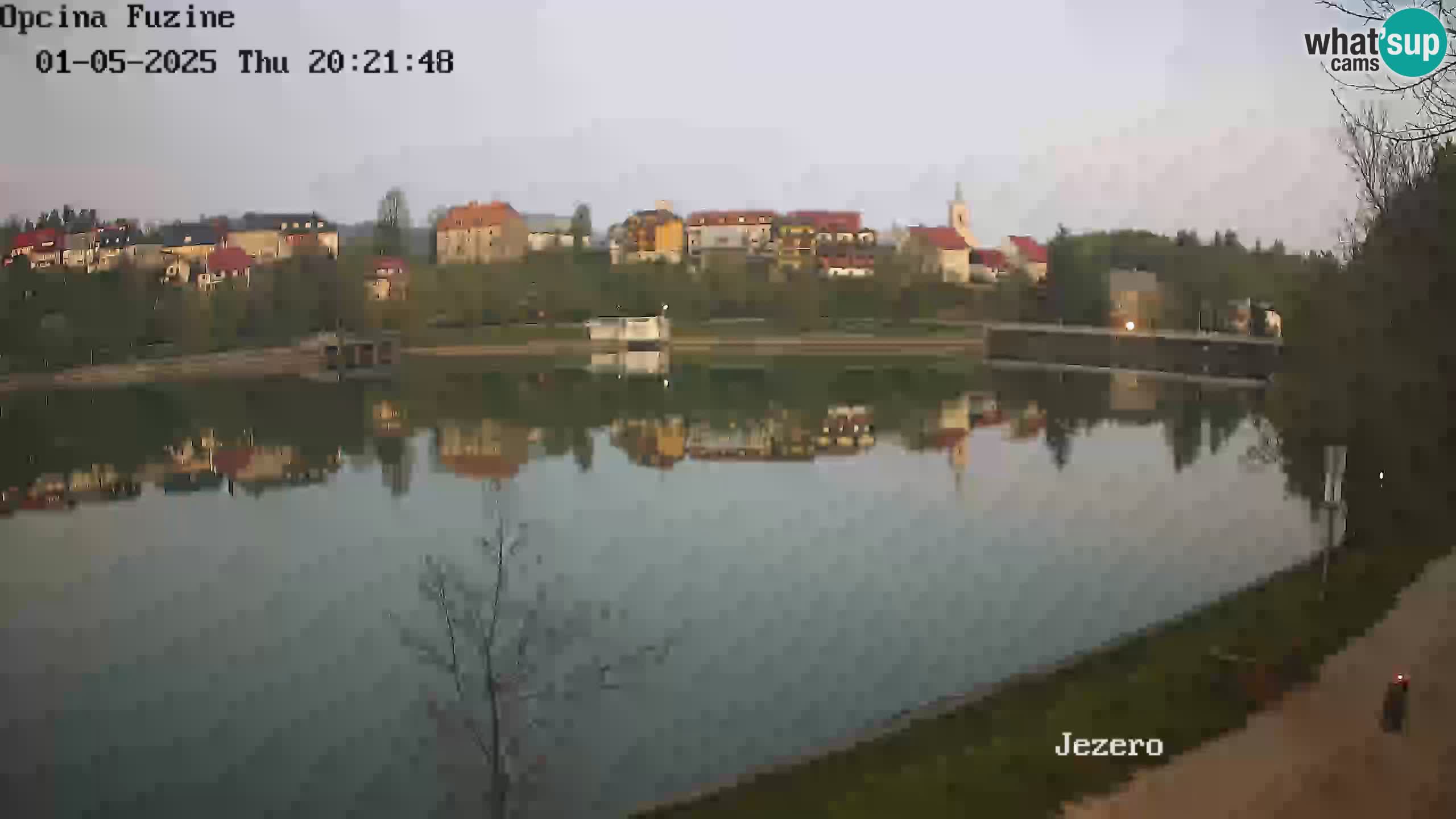Bajersko Jezero web kamera Fužine