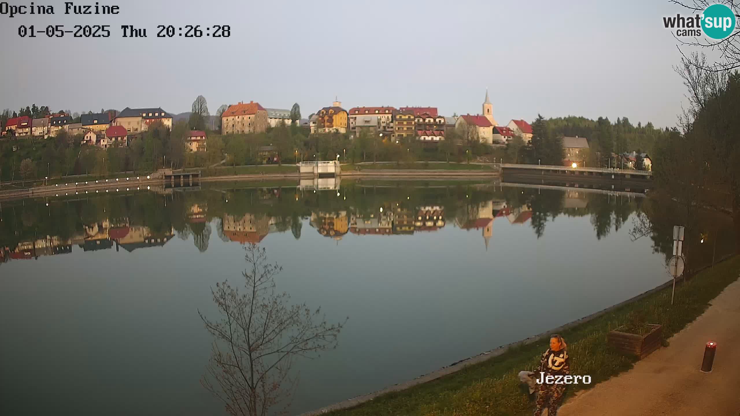 LIVE lago Bajer webcam Bajersko Jezero Fužine