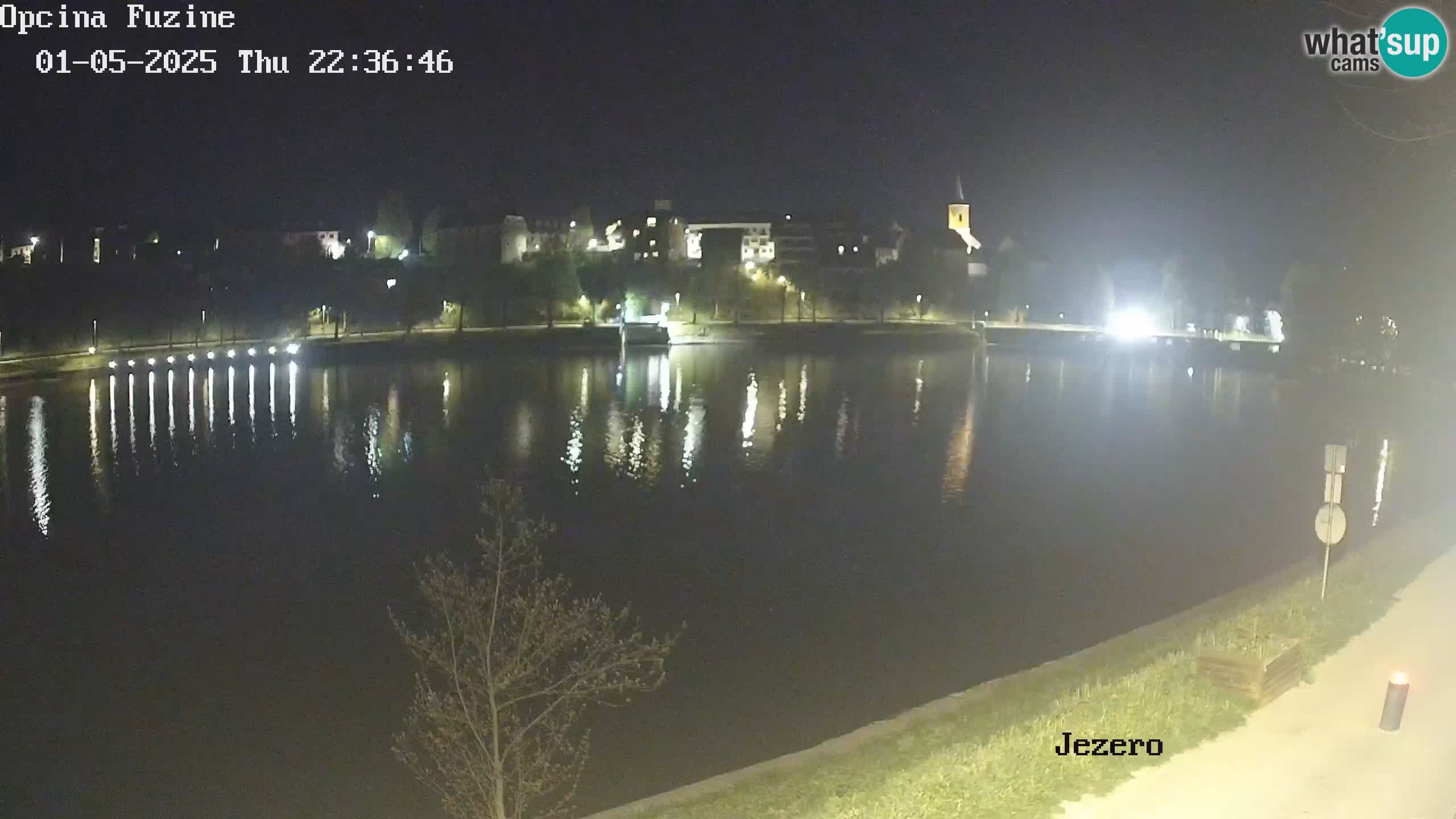 LIVE lago Bajer webcam Bajersko Jezero Fužine