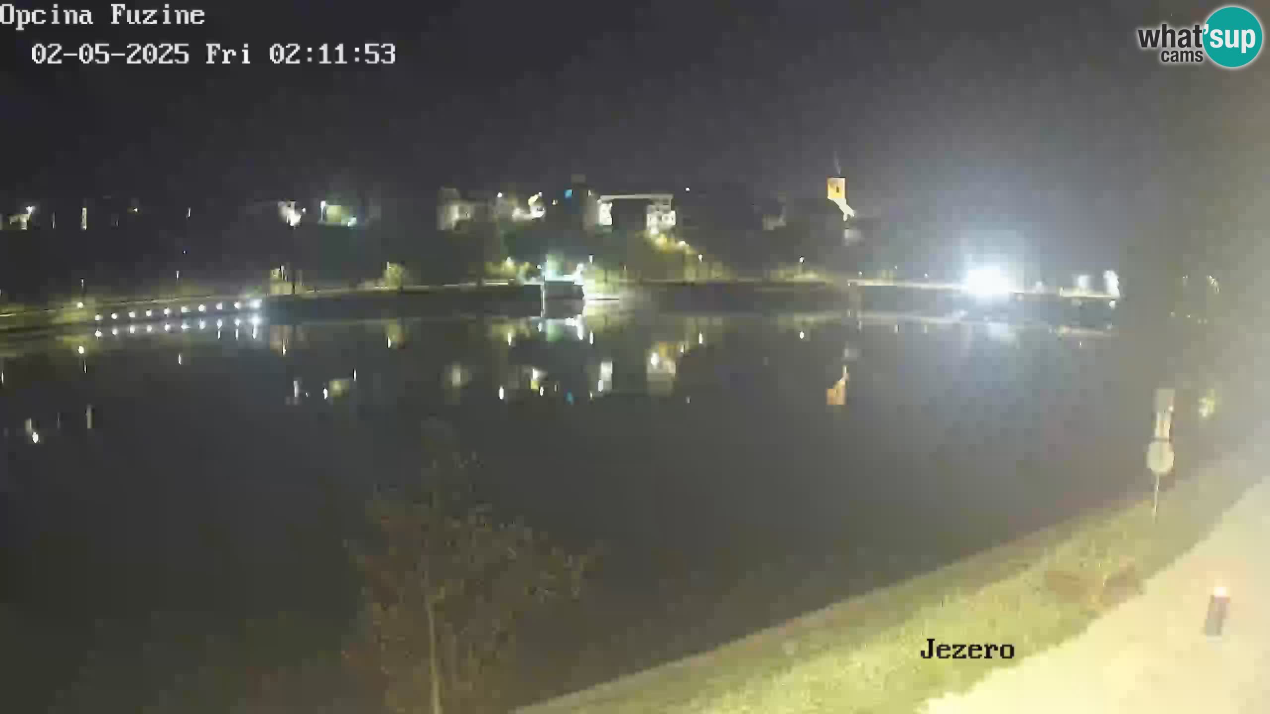 LIVE lago Bajer webcam Bajersko Jezero Fužine
