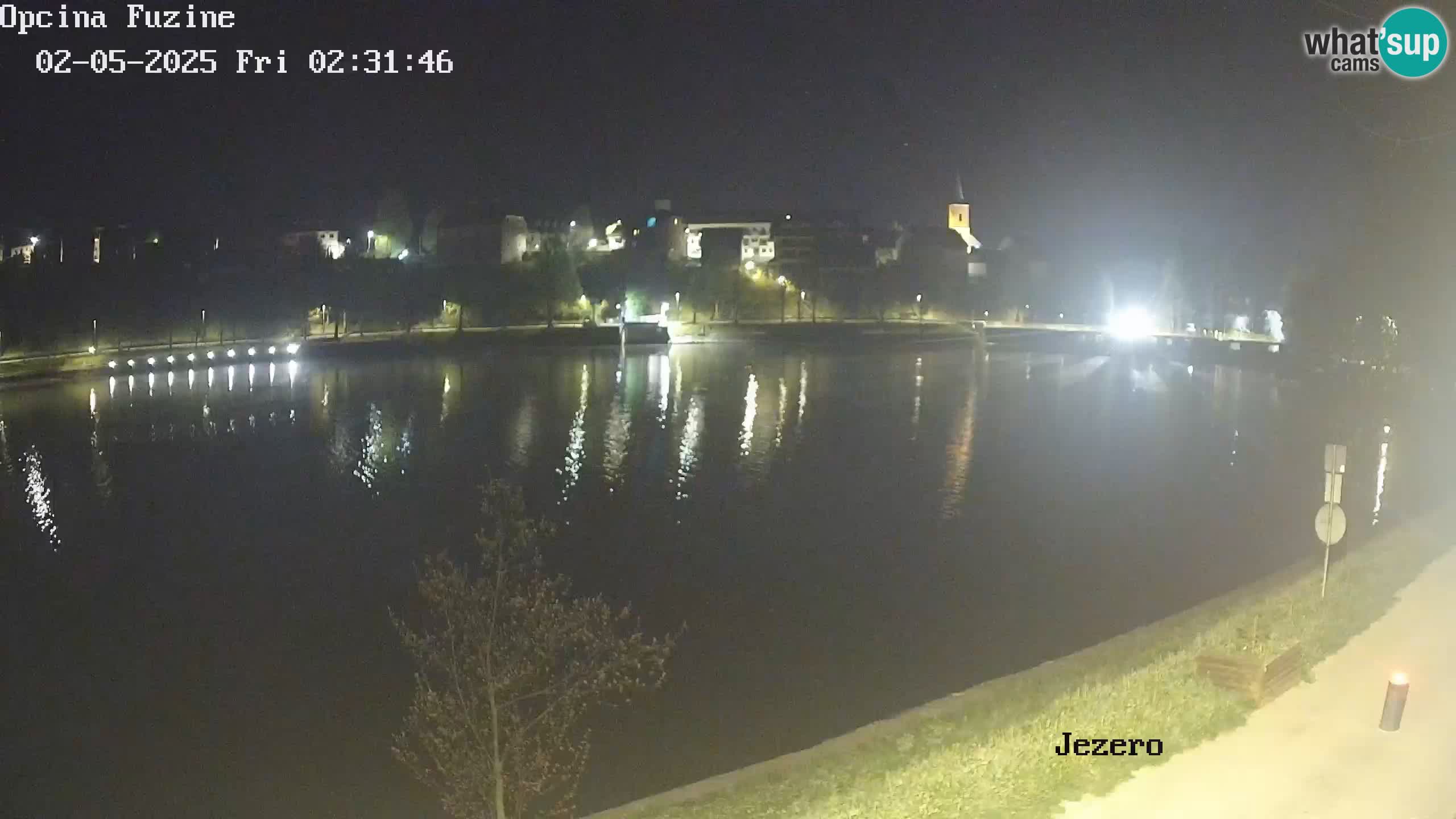 LIVE lago Bajer webcam Bajersko Jezero Fužine