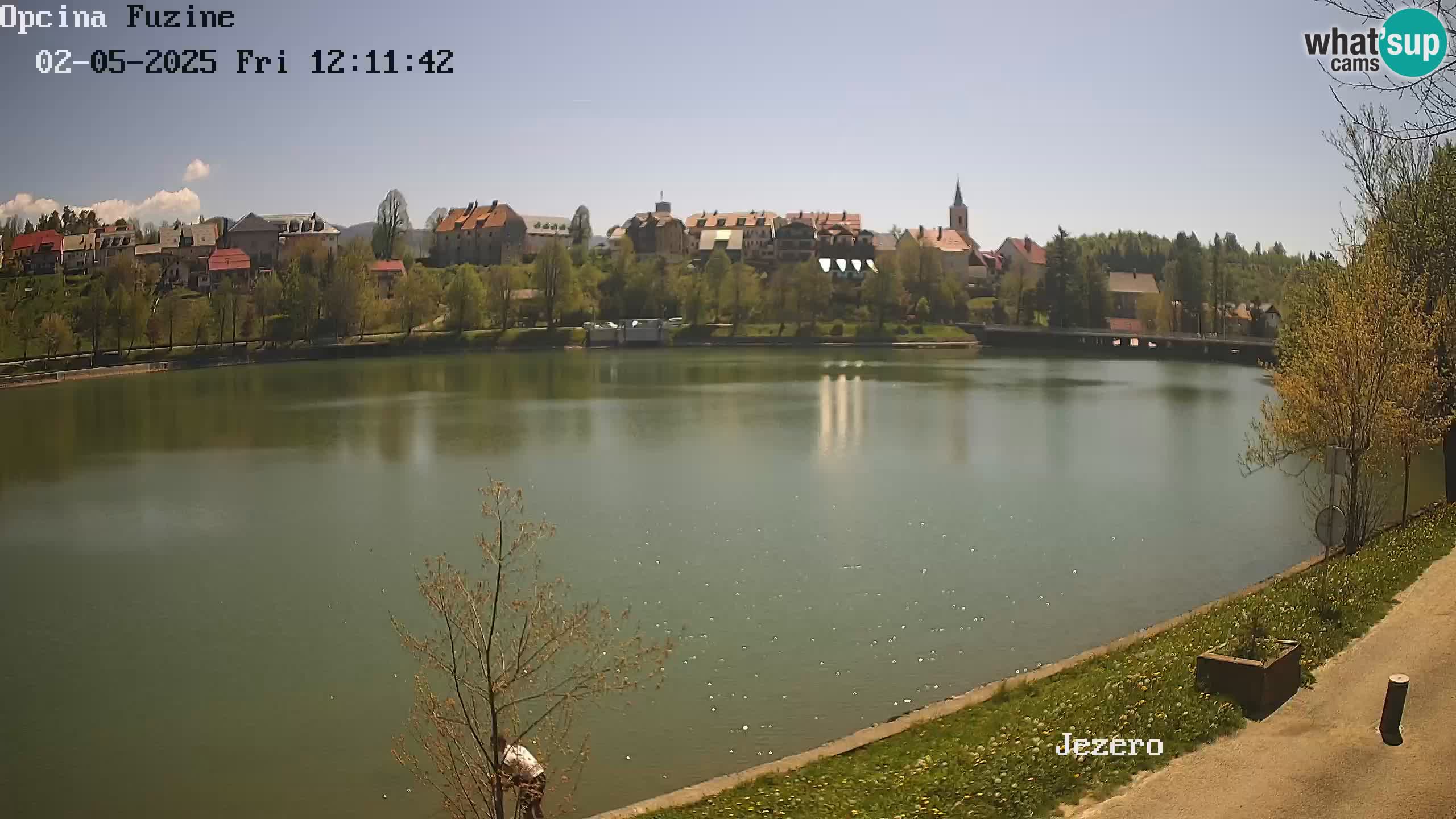 Bajersko Jezero web kamera Fužine