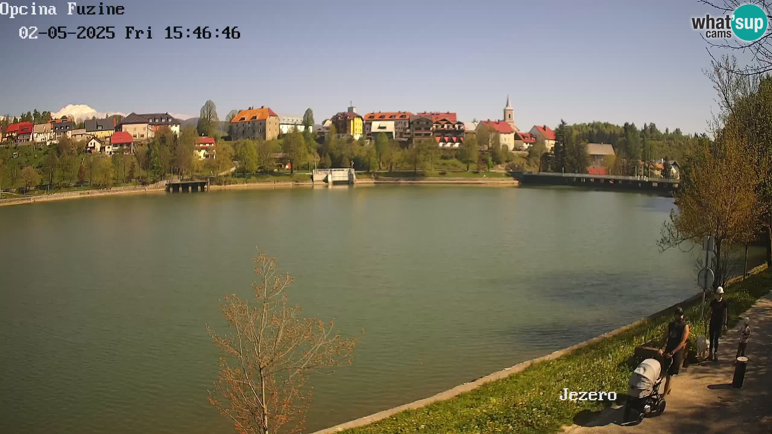 LIVE Lake Bajer livecam Bajersko Jezero Fužine