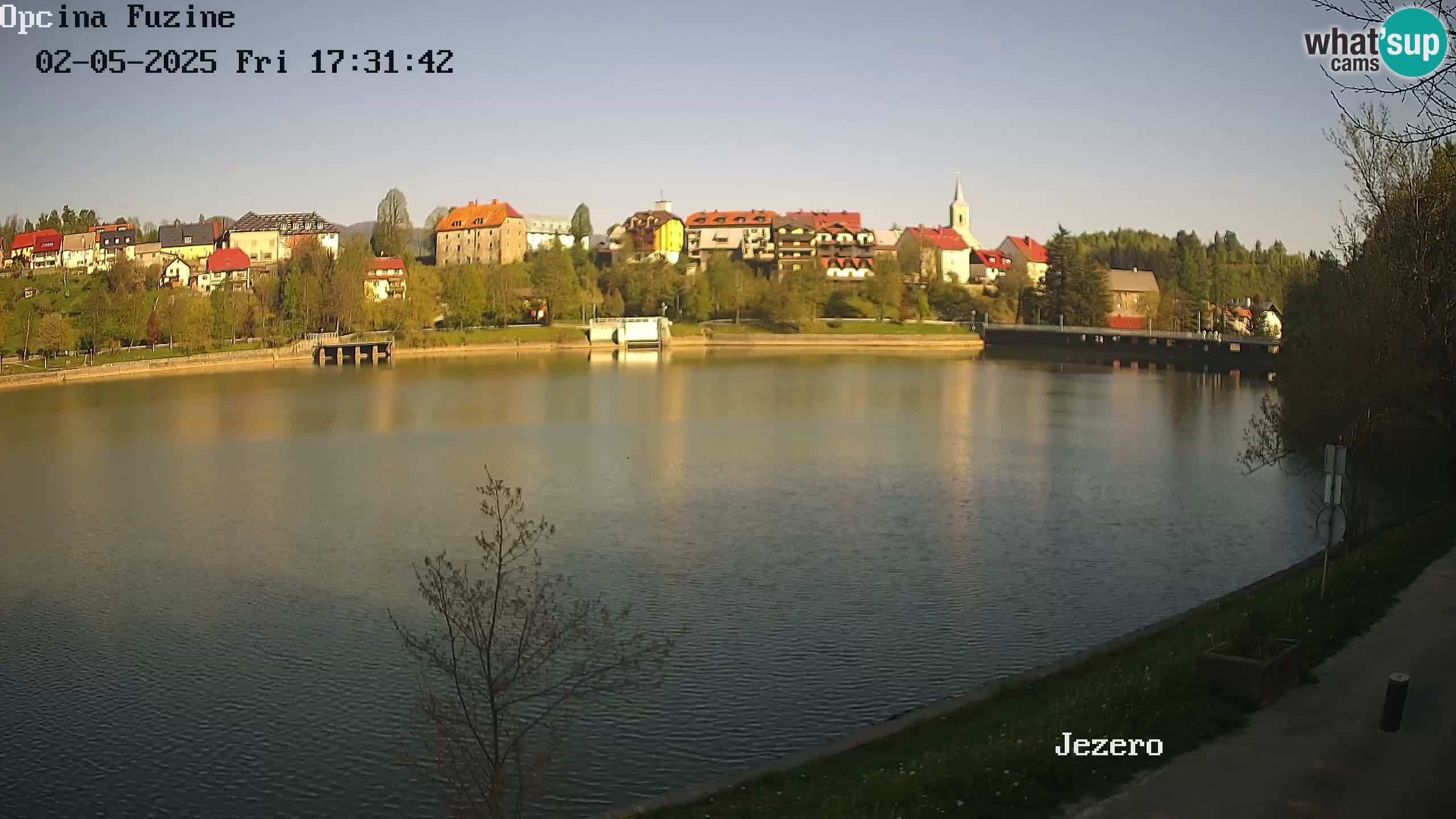 LIVE lago Bajer webcam Bajersko Jezero Fužine