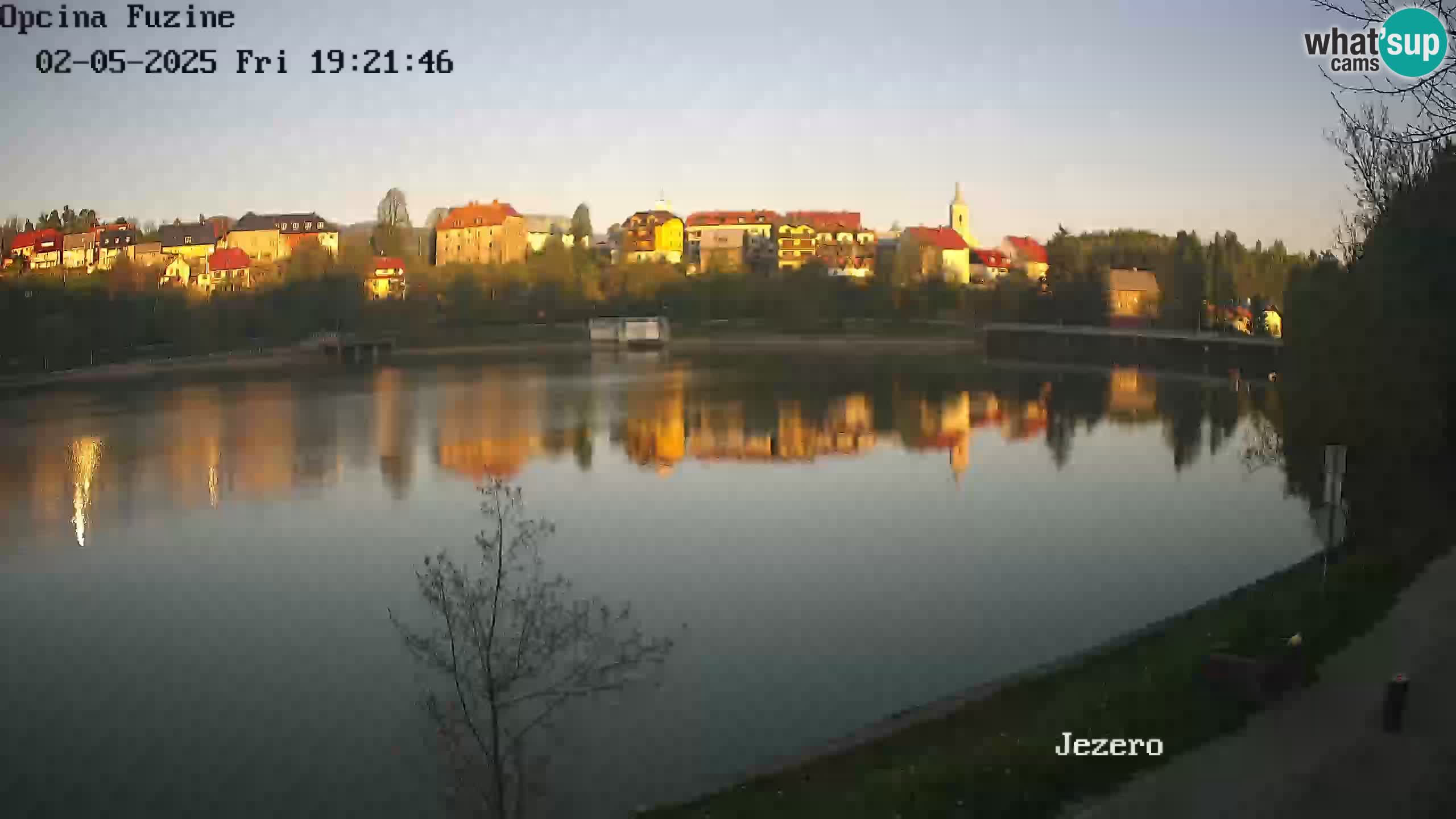 LIVE Lake Bajer livecam Bajersko Jezero Fužine