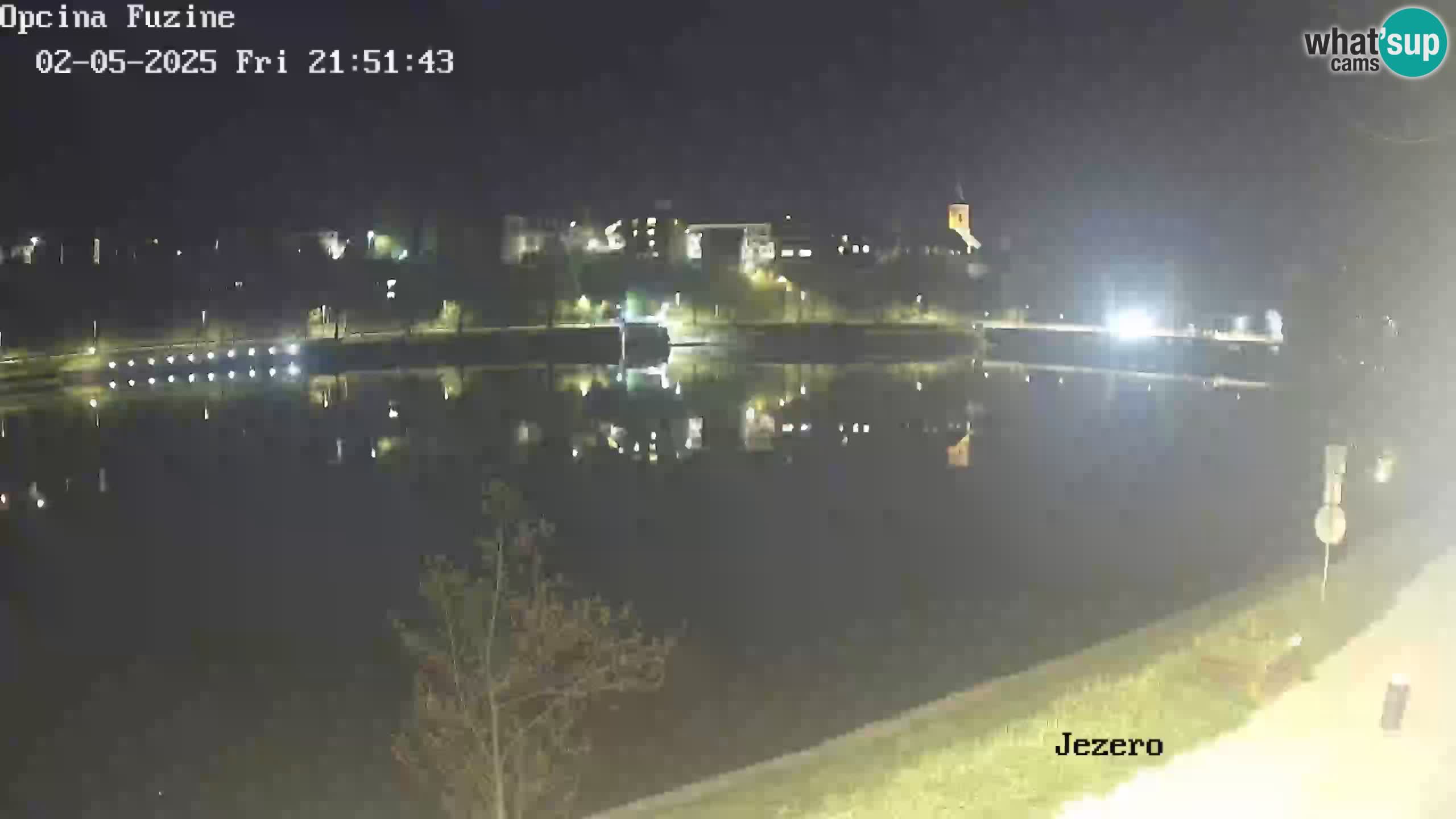 LIVE lago Bajer webcam Bajersko Jezero Fužine