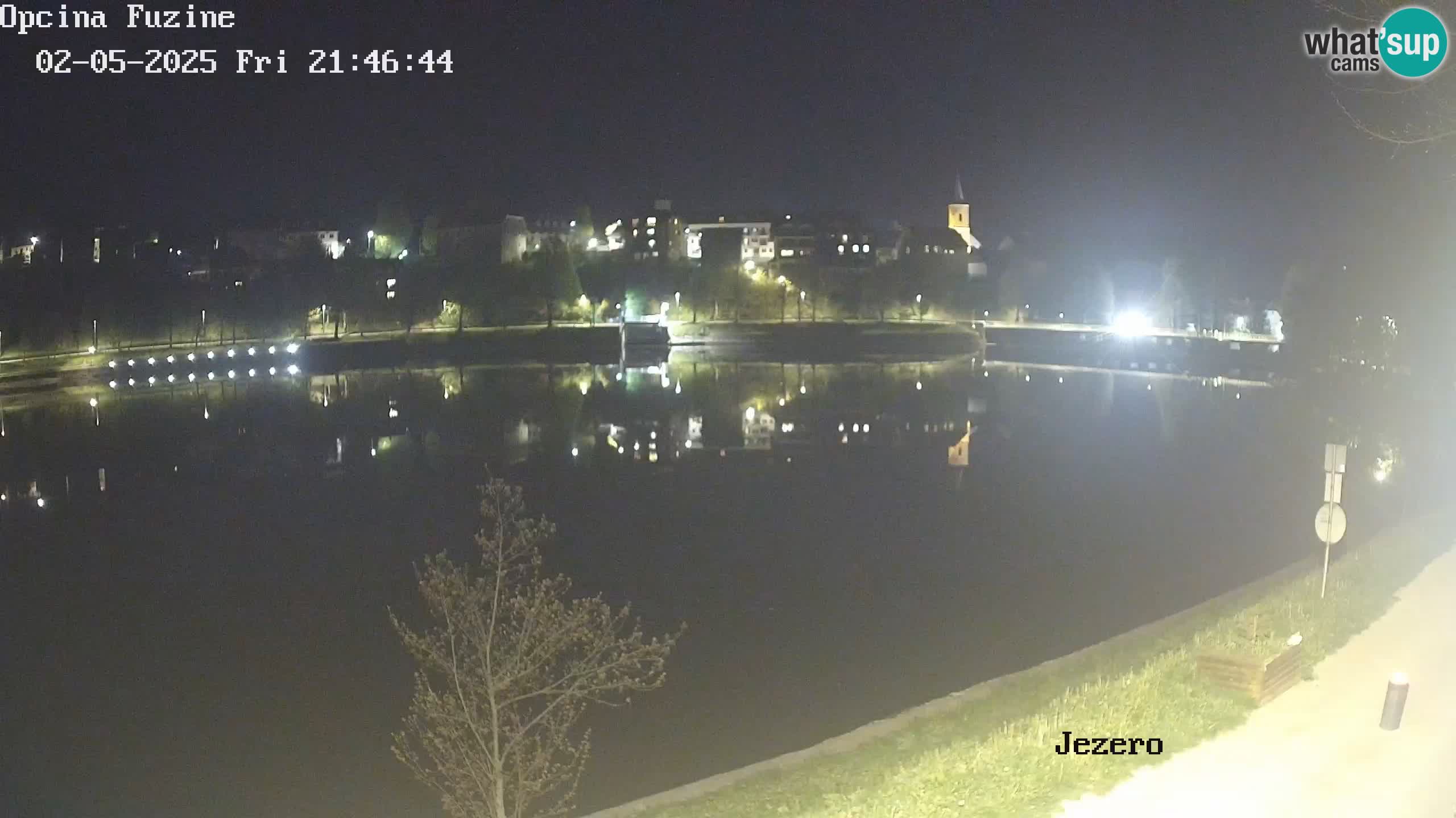 Bajersko Jezero web kamera Fužine