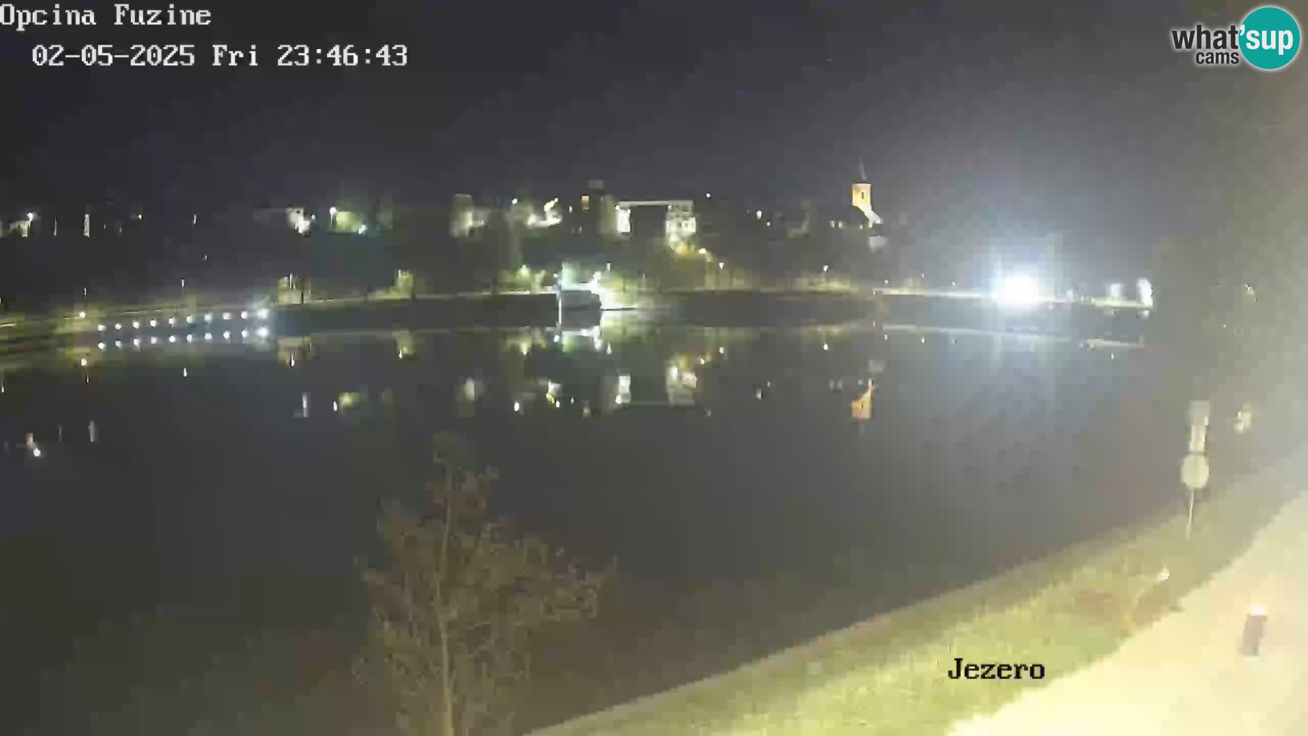 LIVE Lake Bajer livecam Bajersko Jezero Fužine