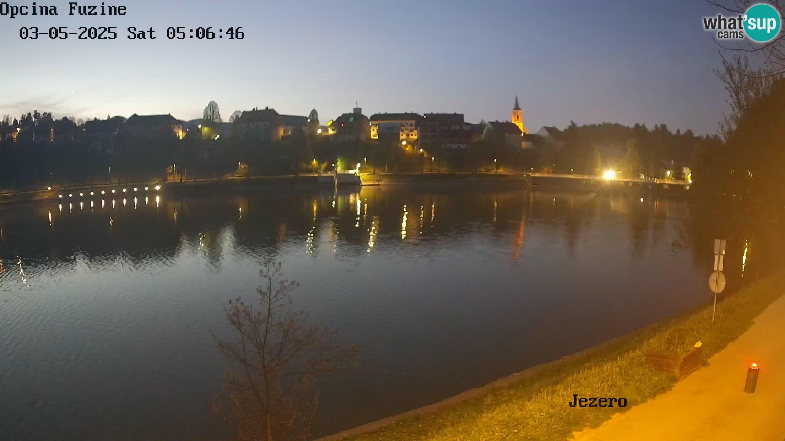 Bajersko Jezero web kamera Fužine