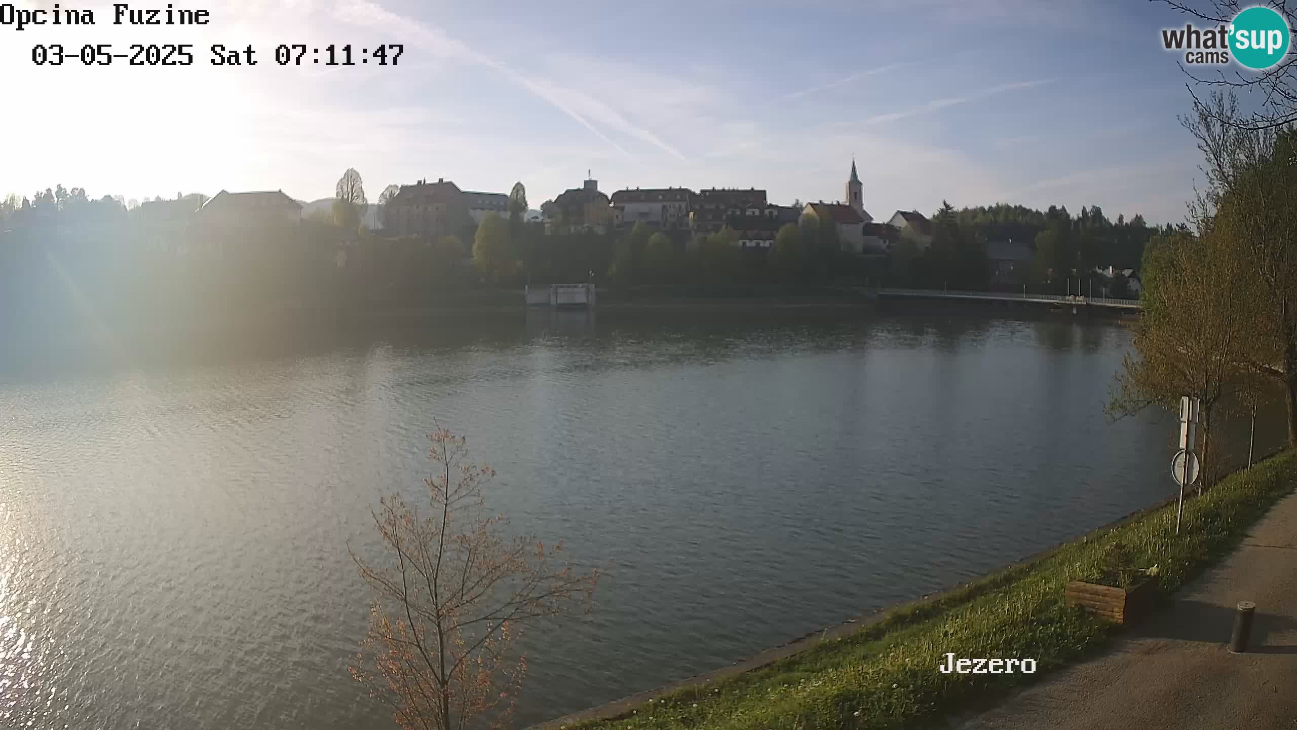 Bajersko Jezero web kamera Fužine