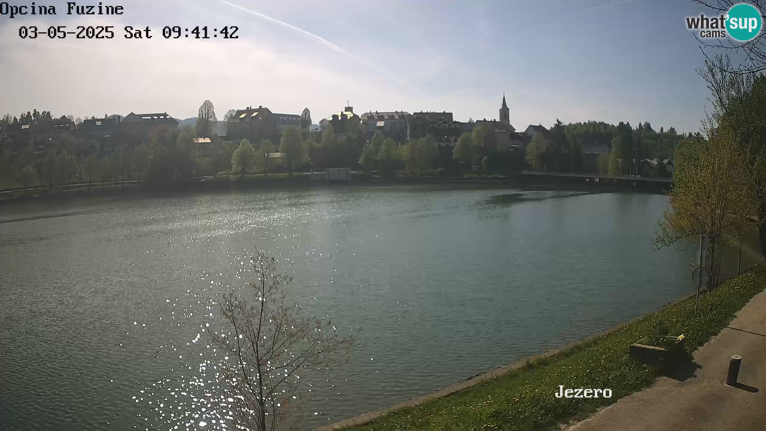 LIVE Lake Bajer livecam Bajersko Jezero Fužine