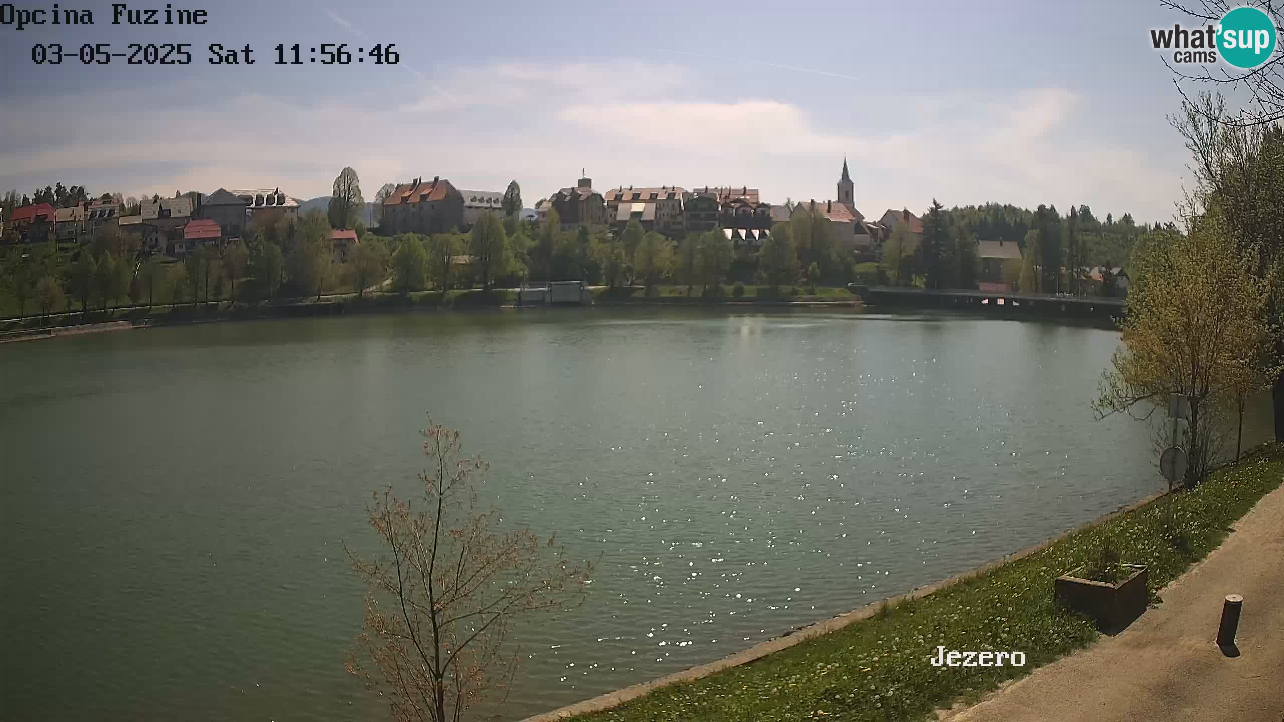 LIVE Lake Bajer livecam Bajersko Jezero Fužine