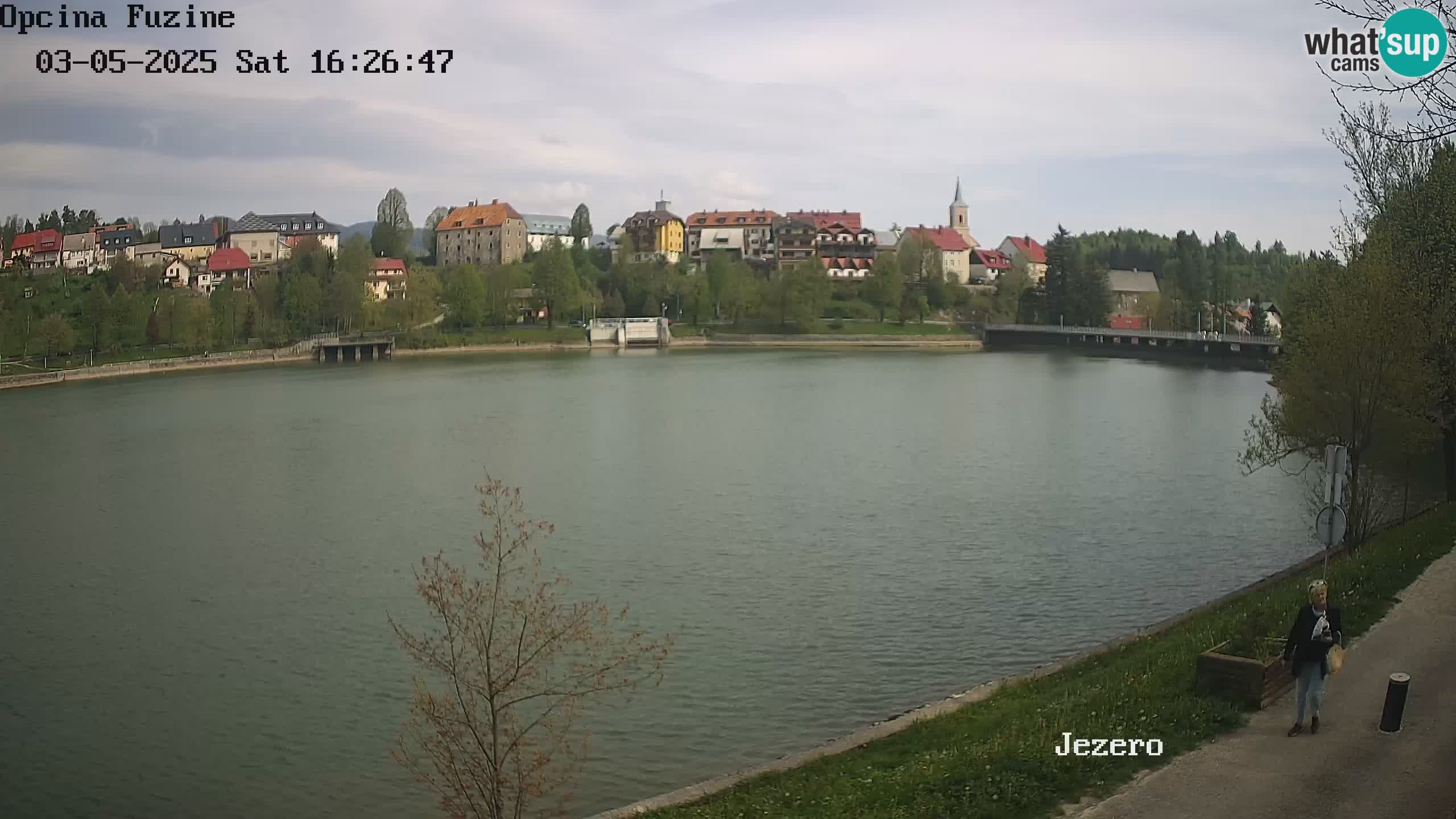 Bajersko Jezero web kamera Fužine