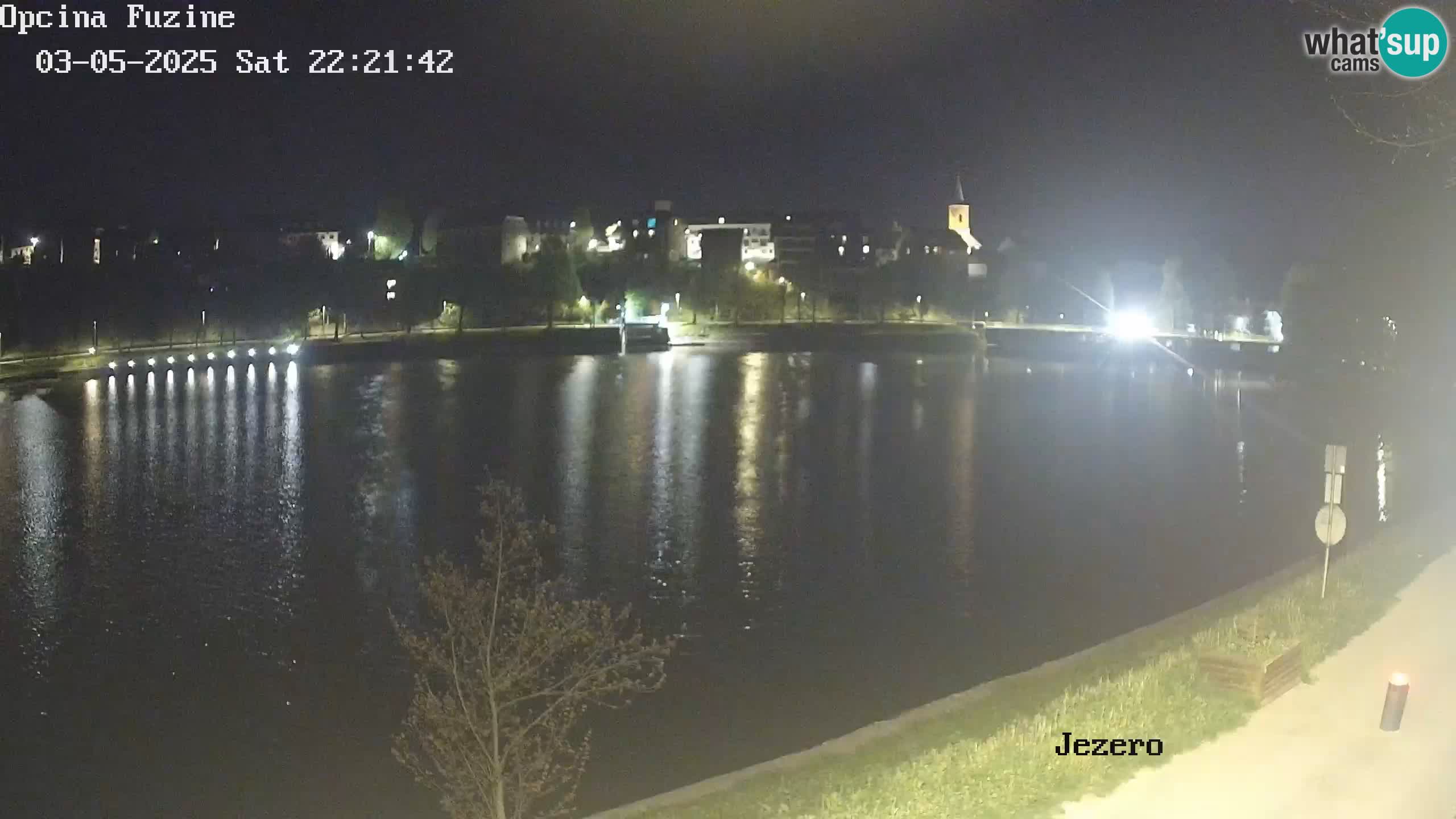 LIVE lago Bajer webcam Bajersko Jezero Fužine