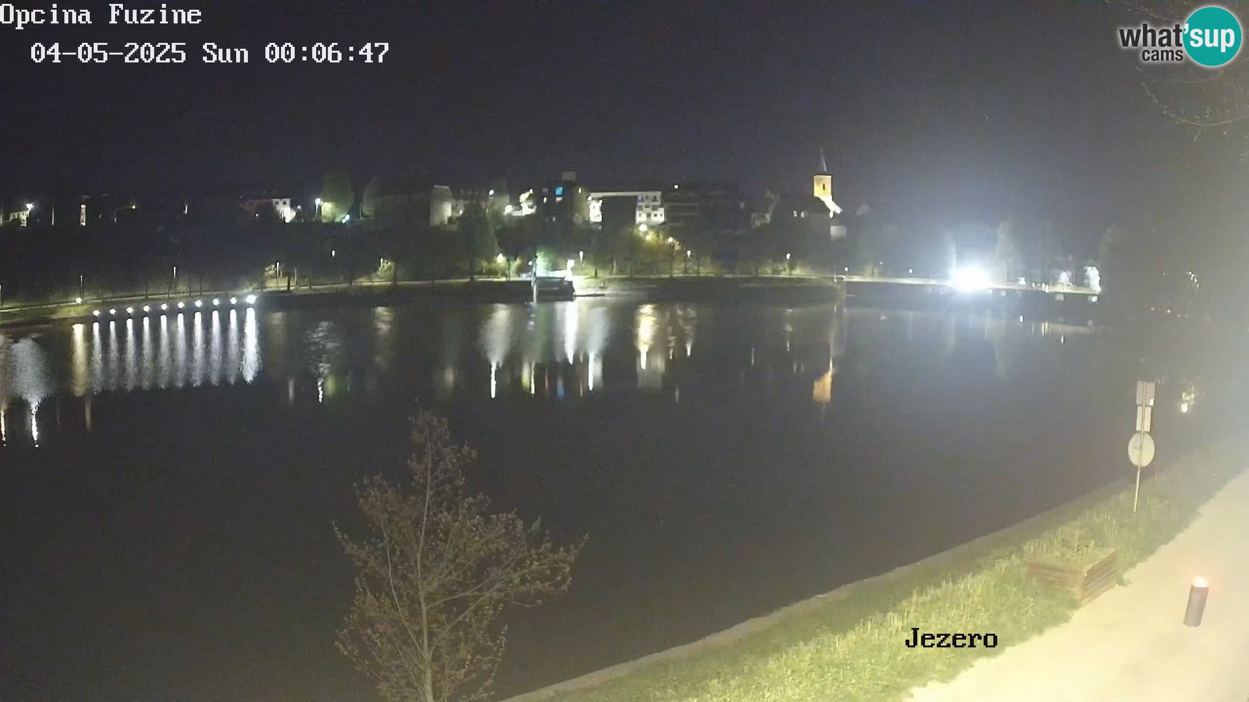 Bajersko Jezero web kamera Fužine