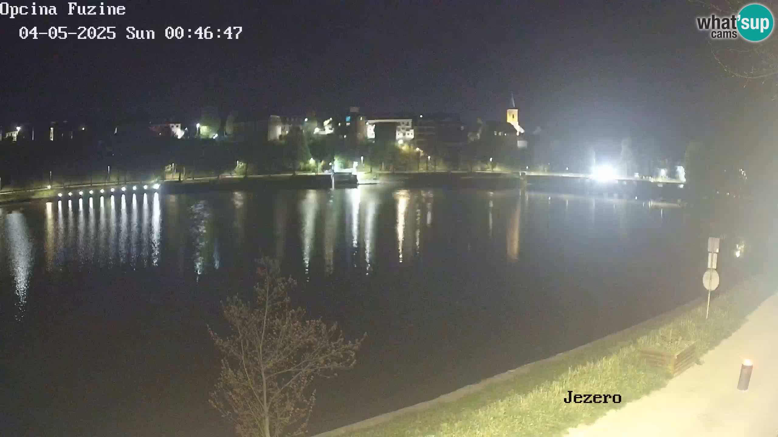 Bajersko Jezero web kamera Fužine