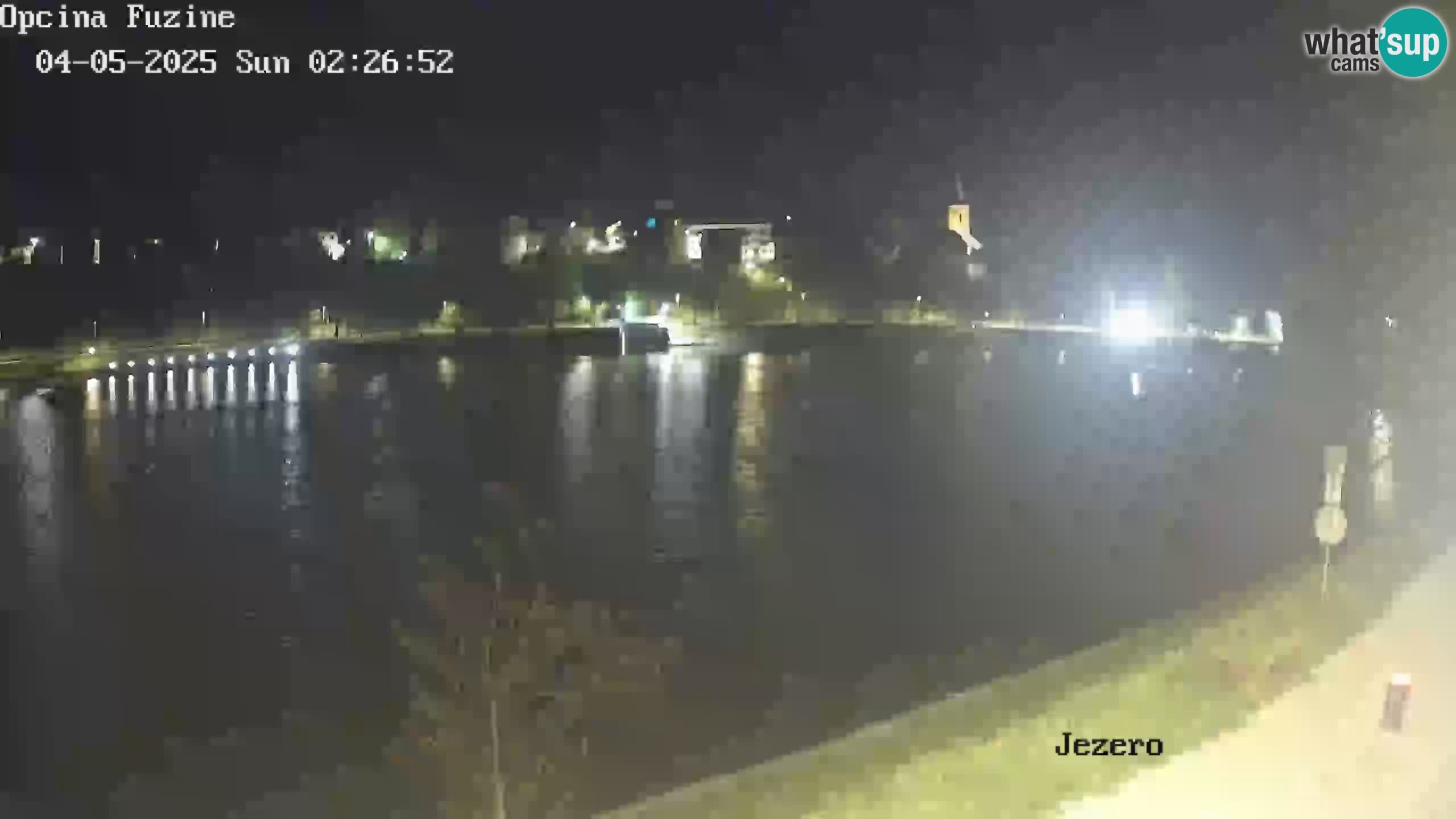 LIVE lago Bajer webcam Bajersko Jezero Fužine