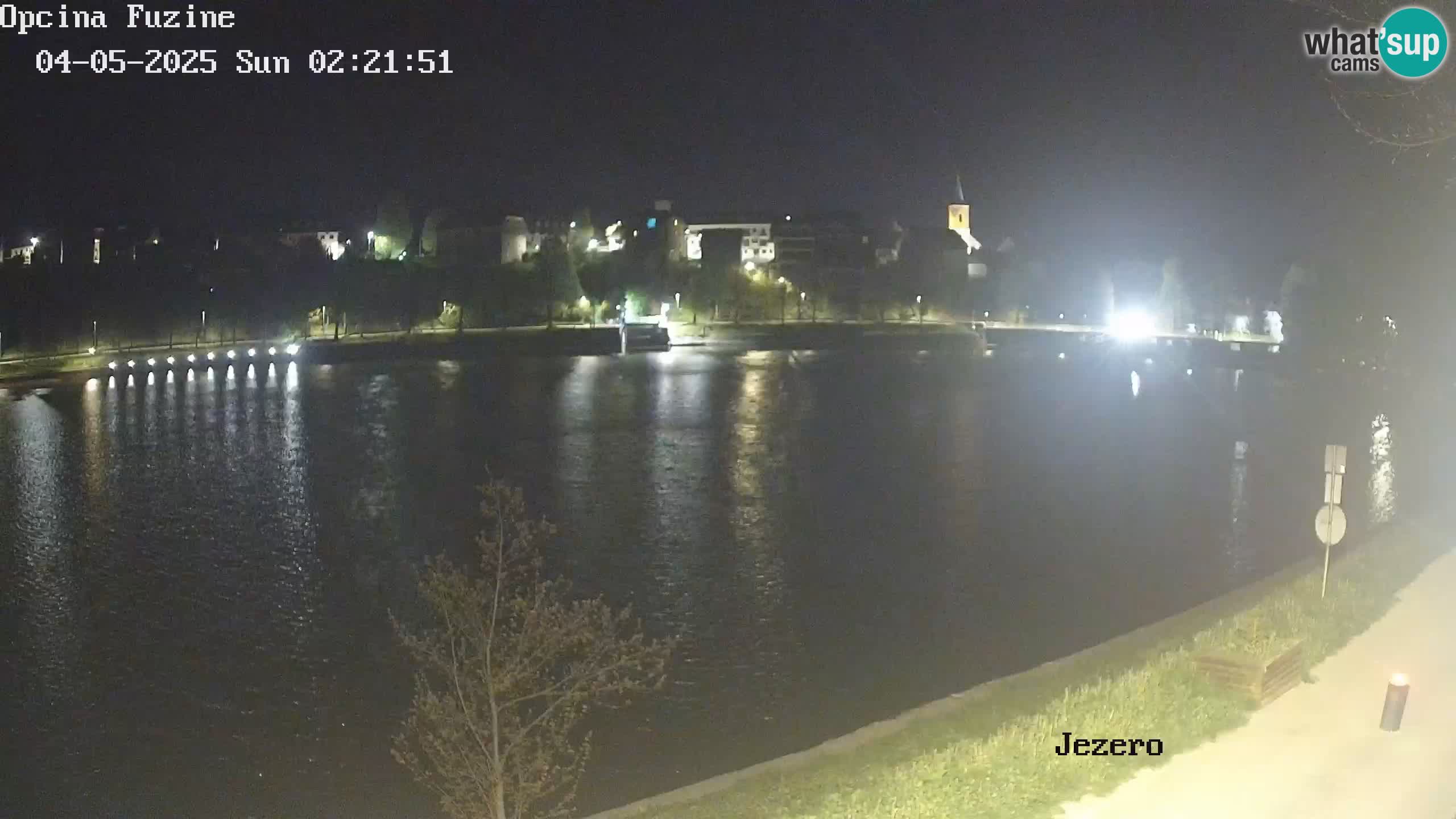 LIVE lago Bajer webcam Bajersko Jezero Fužine