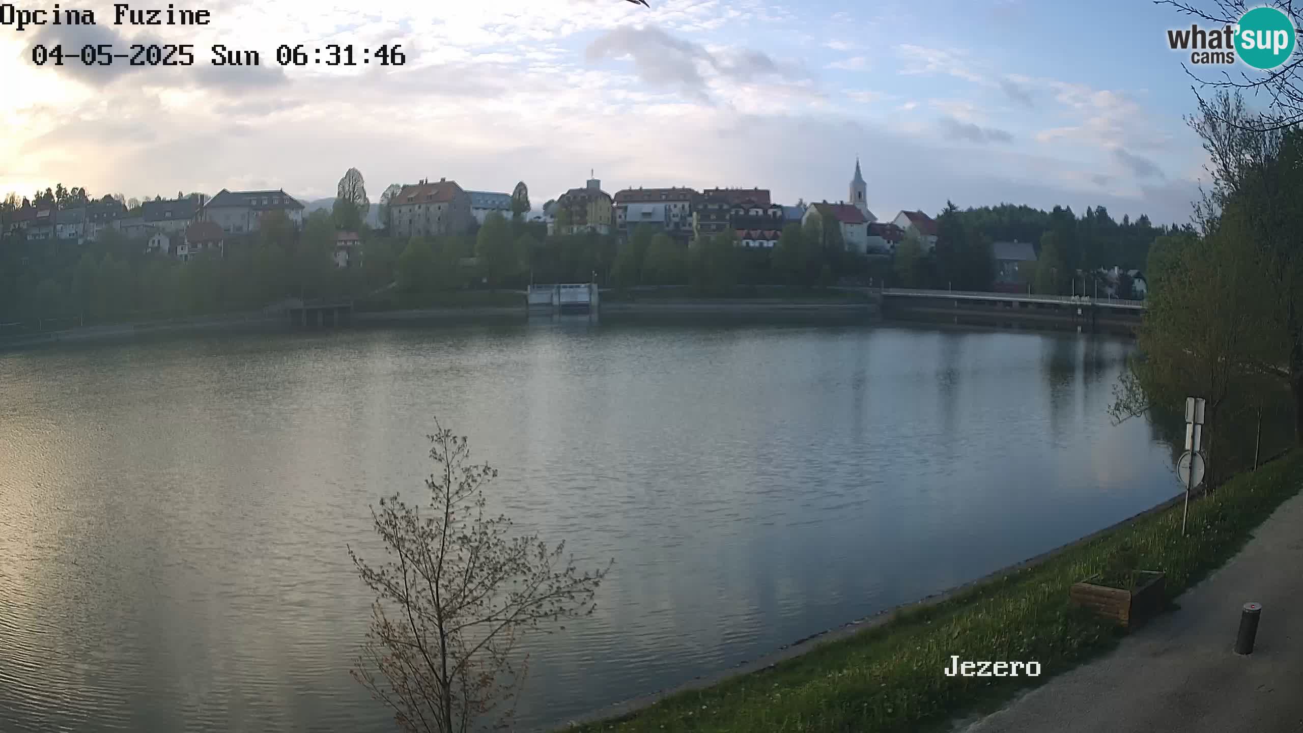 Bajersko Jezero web kamera Fužine