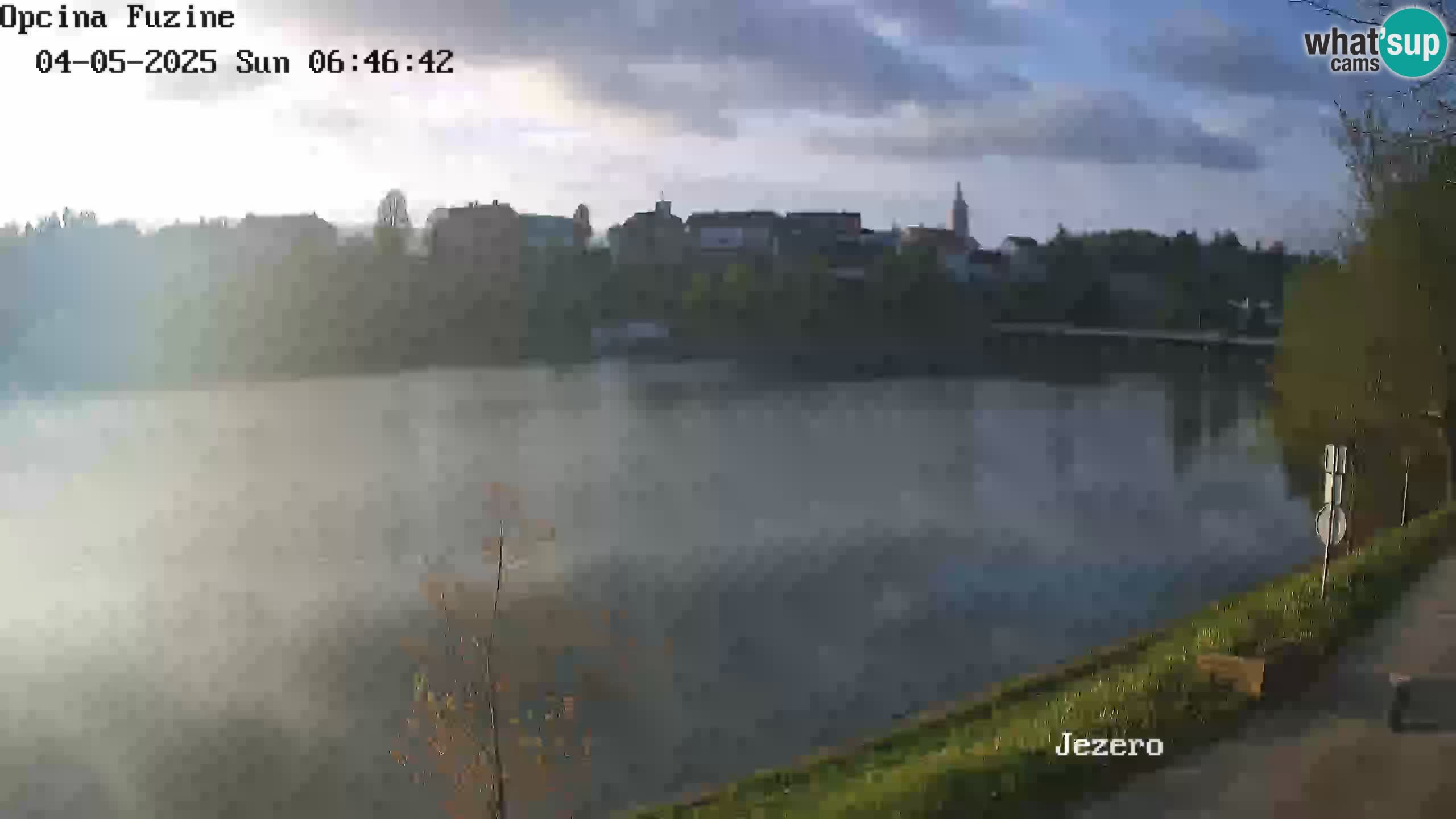 LIVE Lake Bajer livecam Bajersko Jezero Fužine