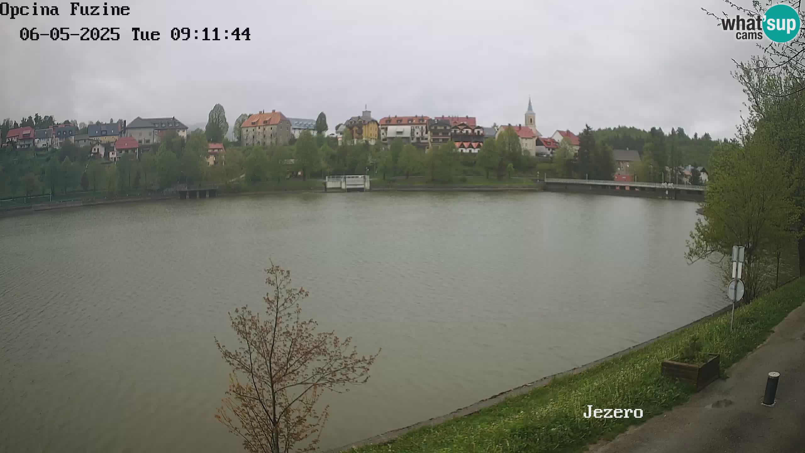 Bajersko Jezero web kamera Fužine