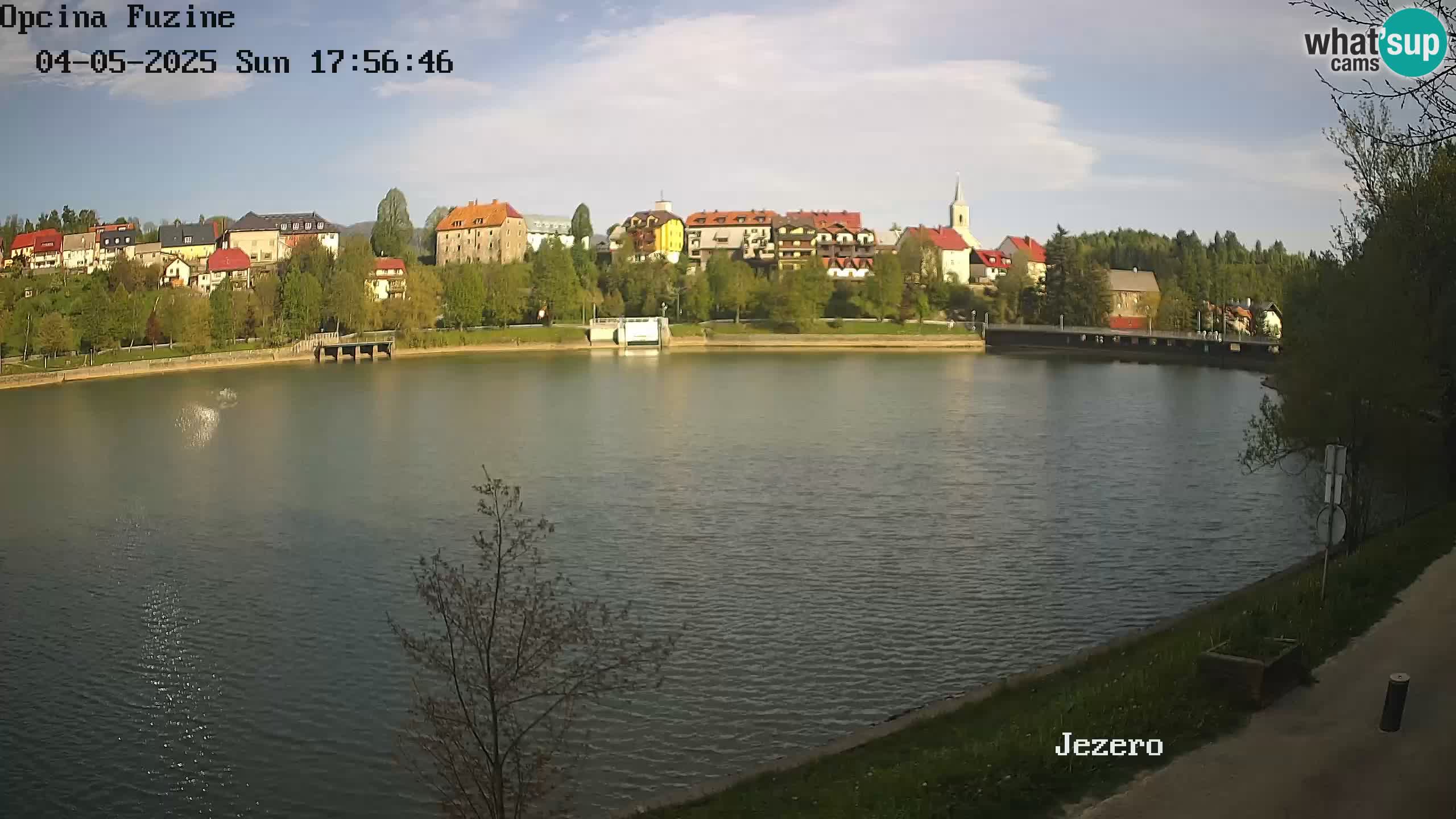 LIVE Lake Bajer livecam Bajersko Jezero Fužine