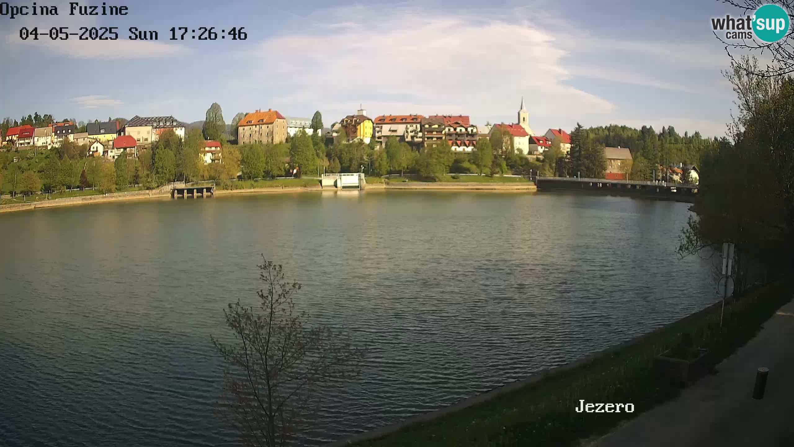 LIVE lago Bajer webcam Bajersko Jezero Fužine
