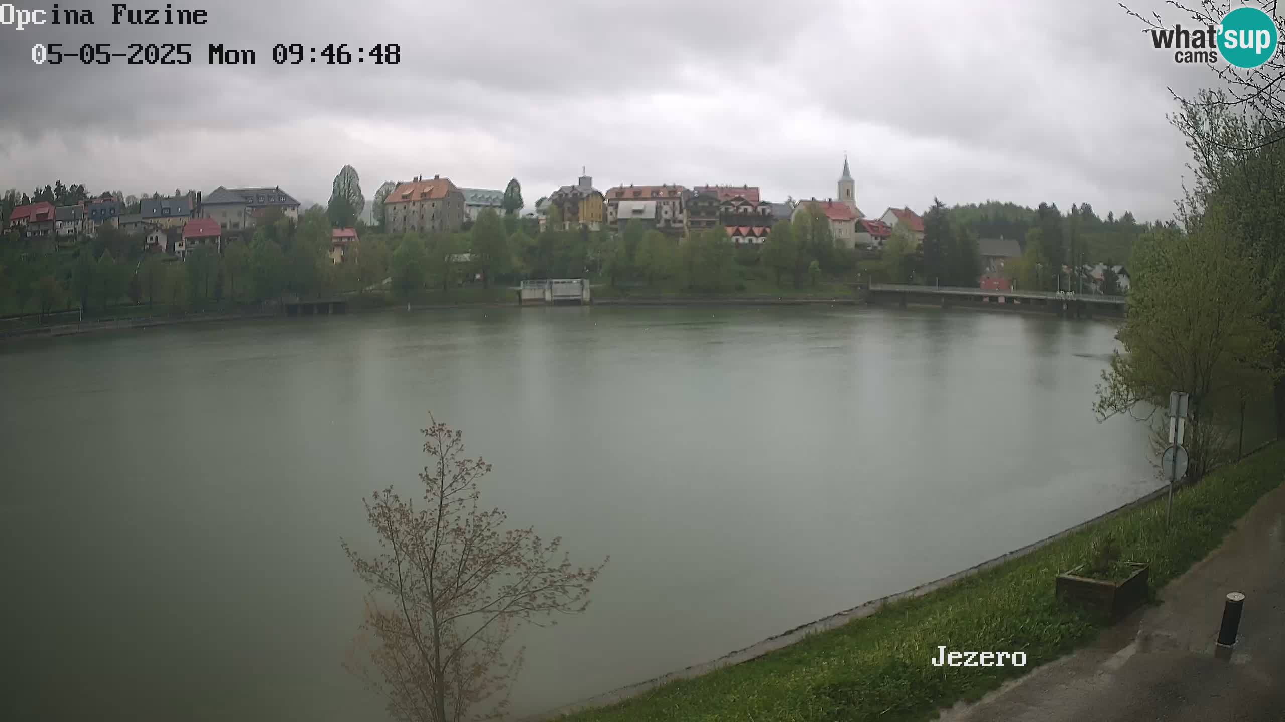 Bajersko Jezero web kamera Fužine