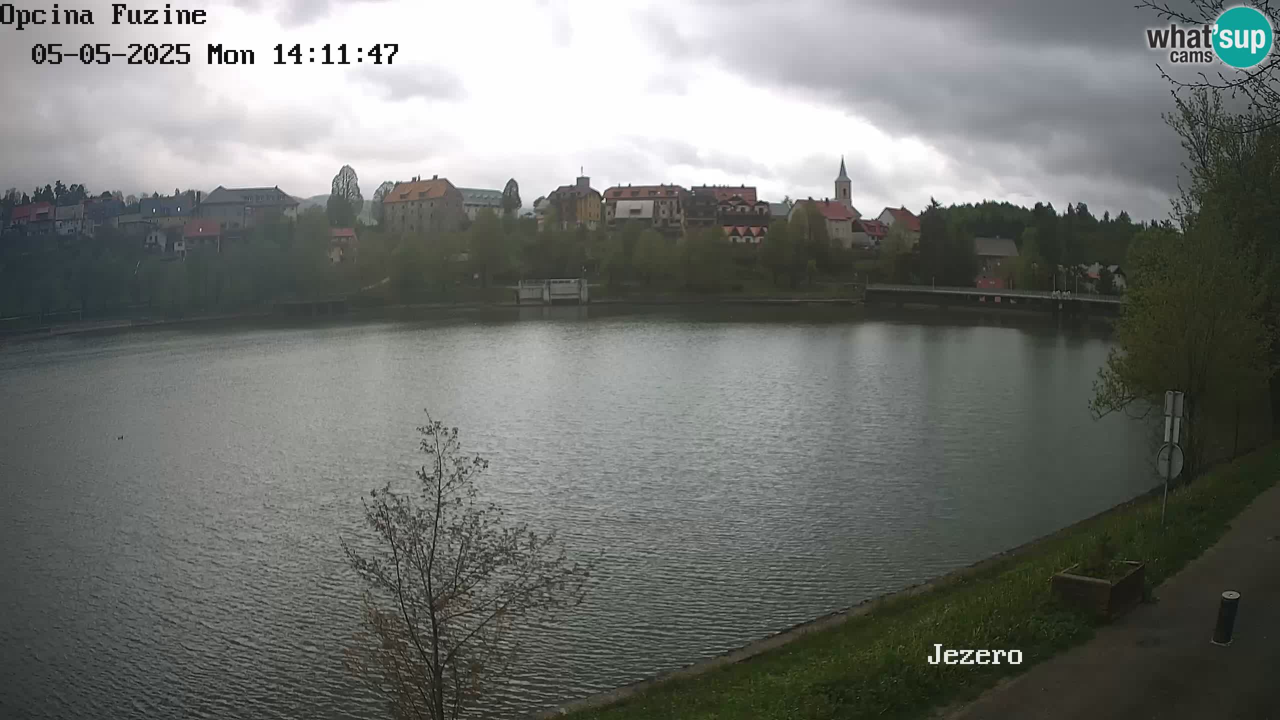 LIVE lago Bajer webcam Bajersko Jezero Fužine