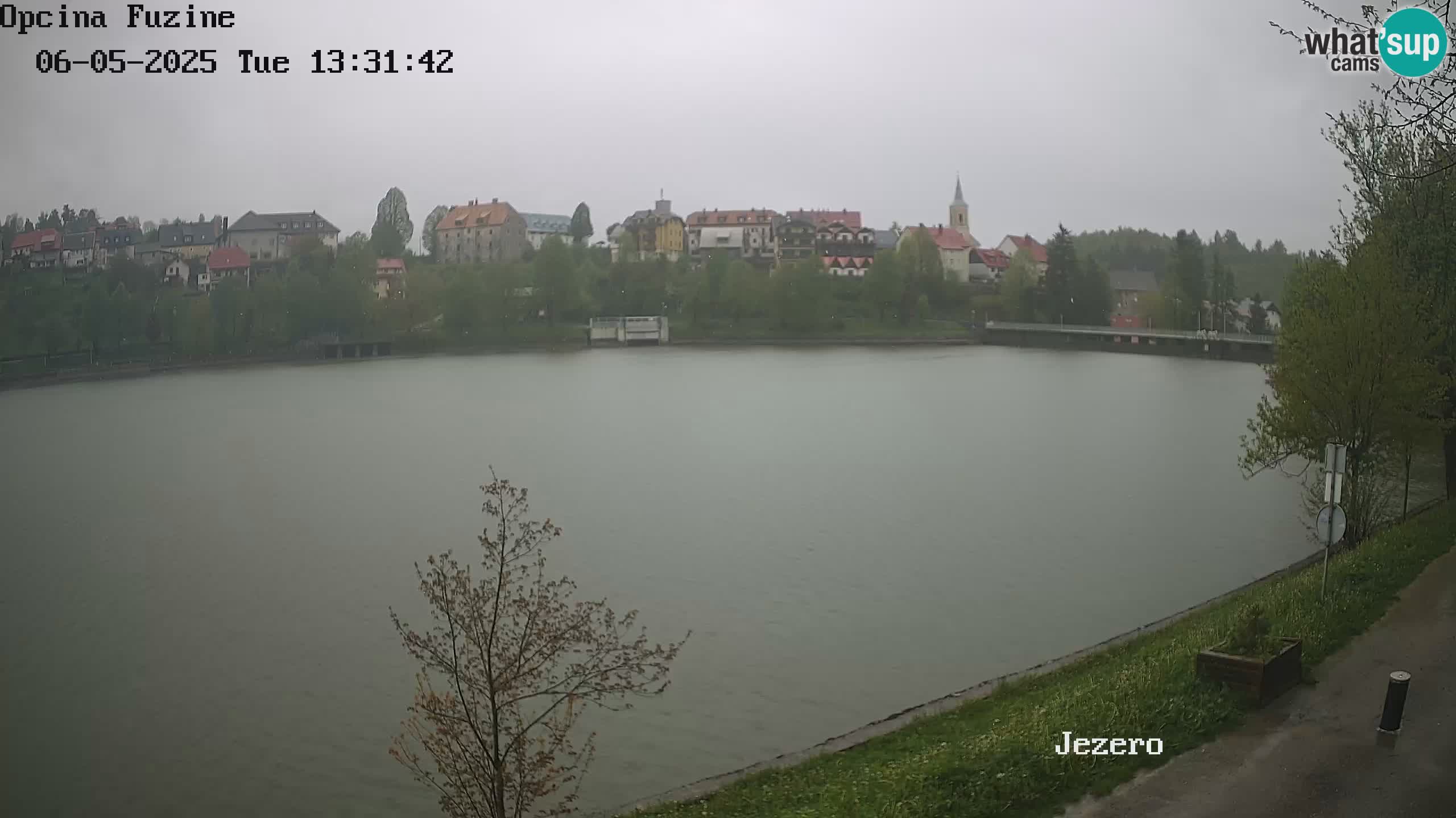 LIVE lago Bajer webcam Bajersko Jezero Fužine