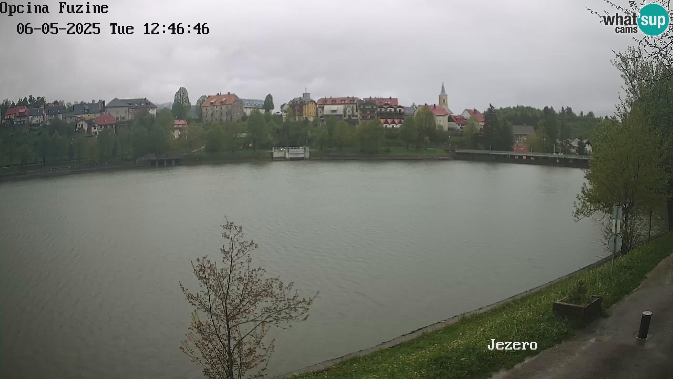 Bajersko Jezero web kamera Fužine