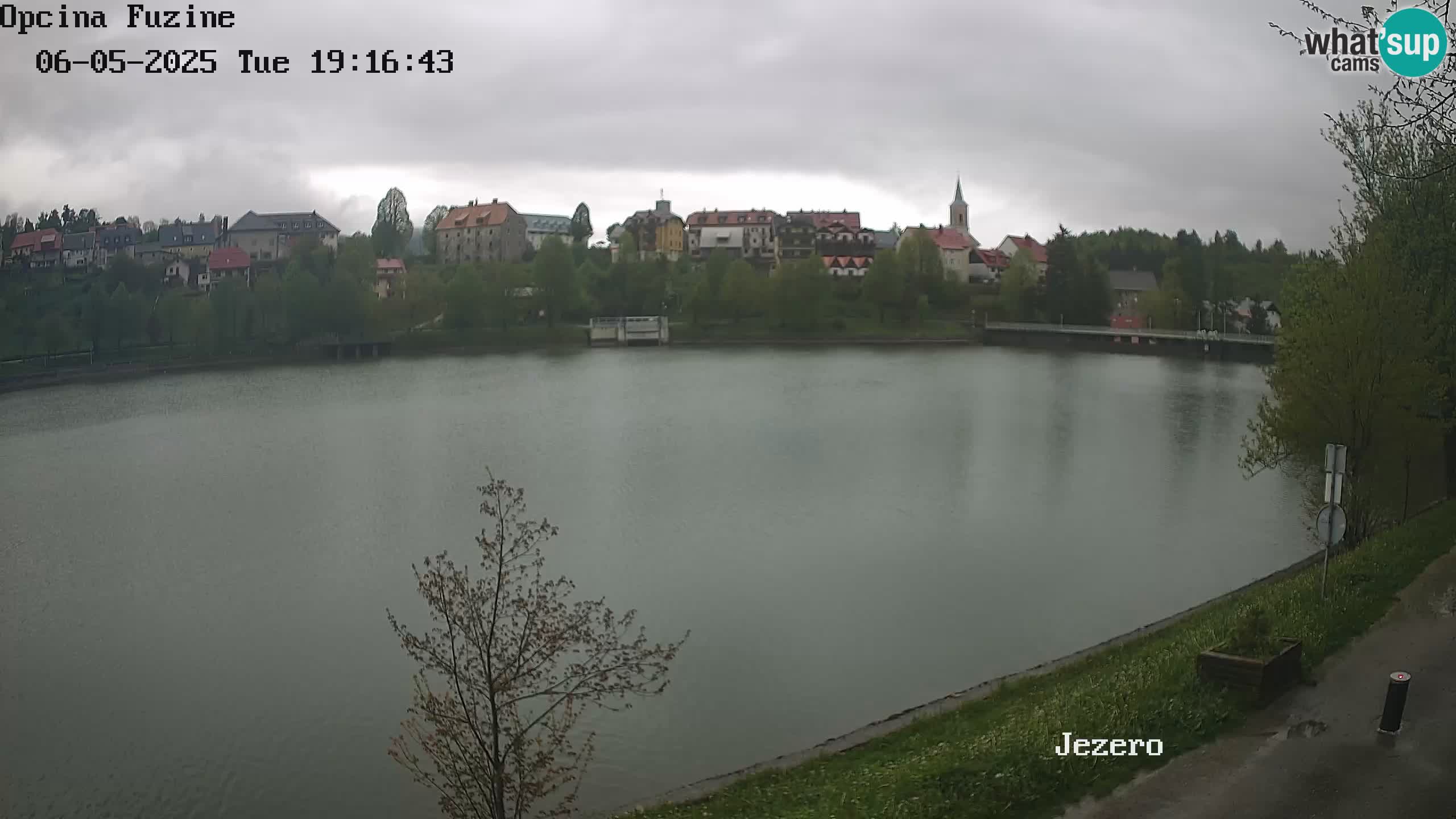 Bajersko Jezero web kamera Fužine