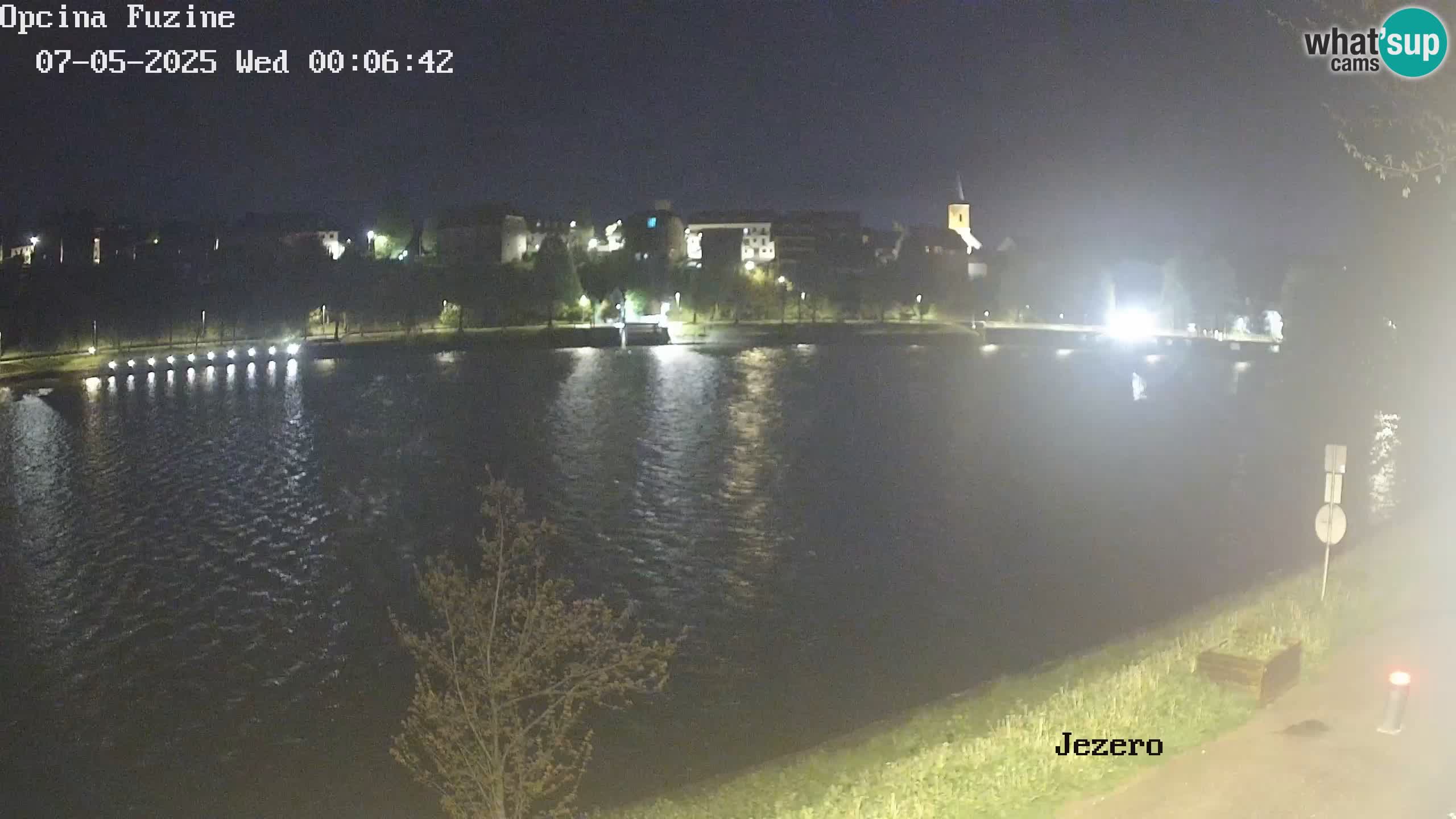 LIVE lago Bajer webcam Bajersko Jezero Fužine