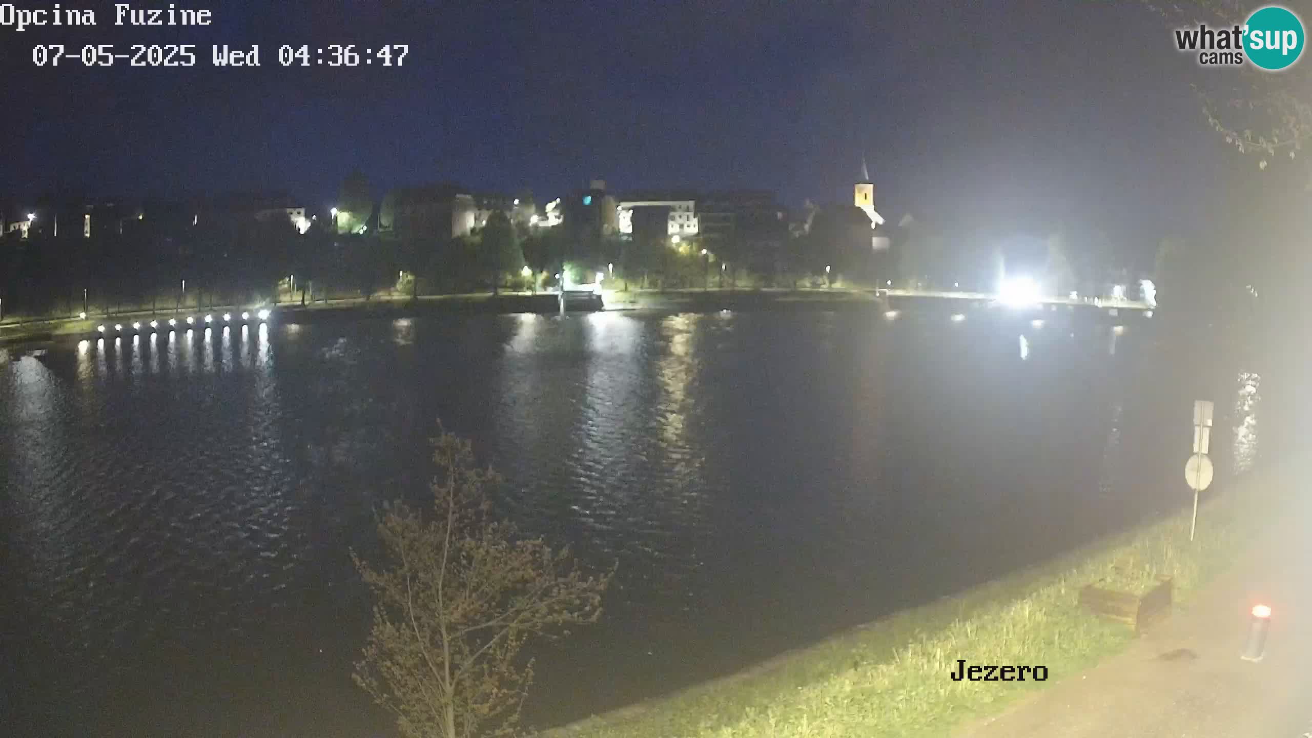 LIVE Lake Bajer livecam Bajersko Jezero Fužine
