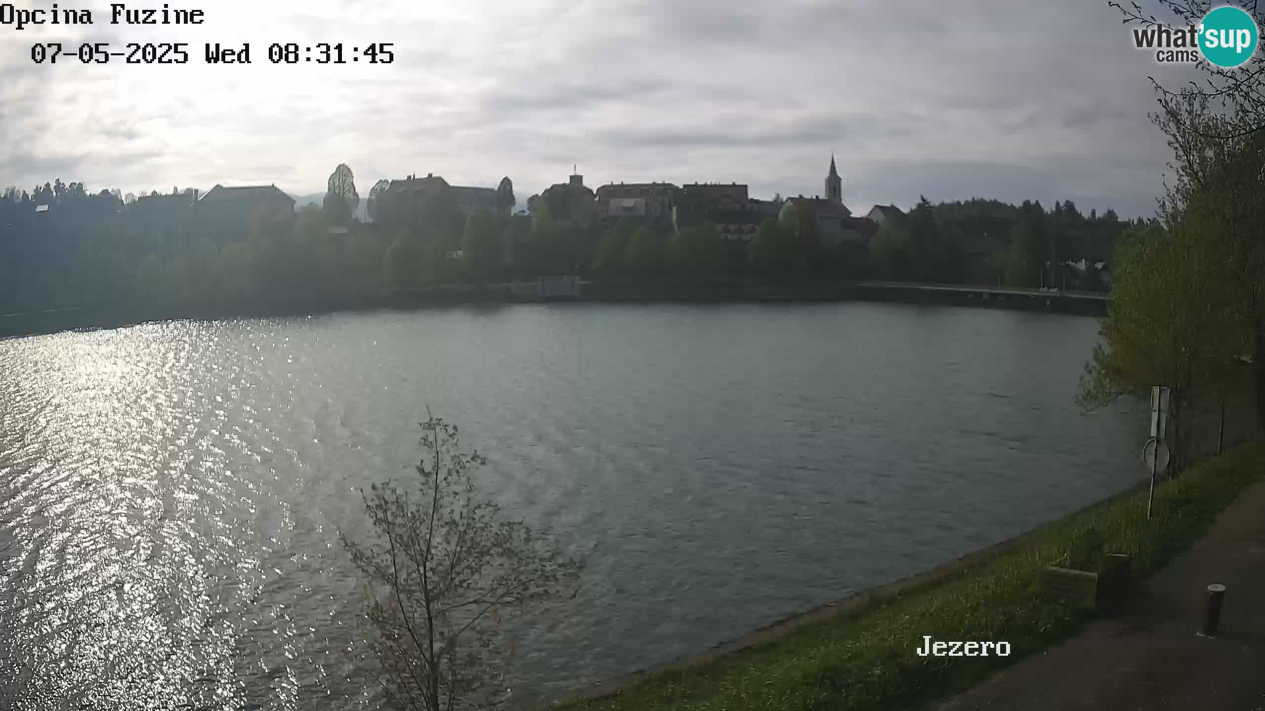 LIVE Lake Bajer livecam Bajersko Jezero Fužine