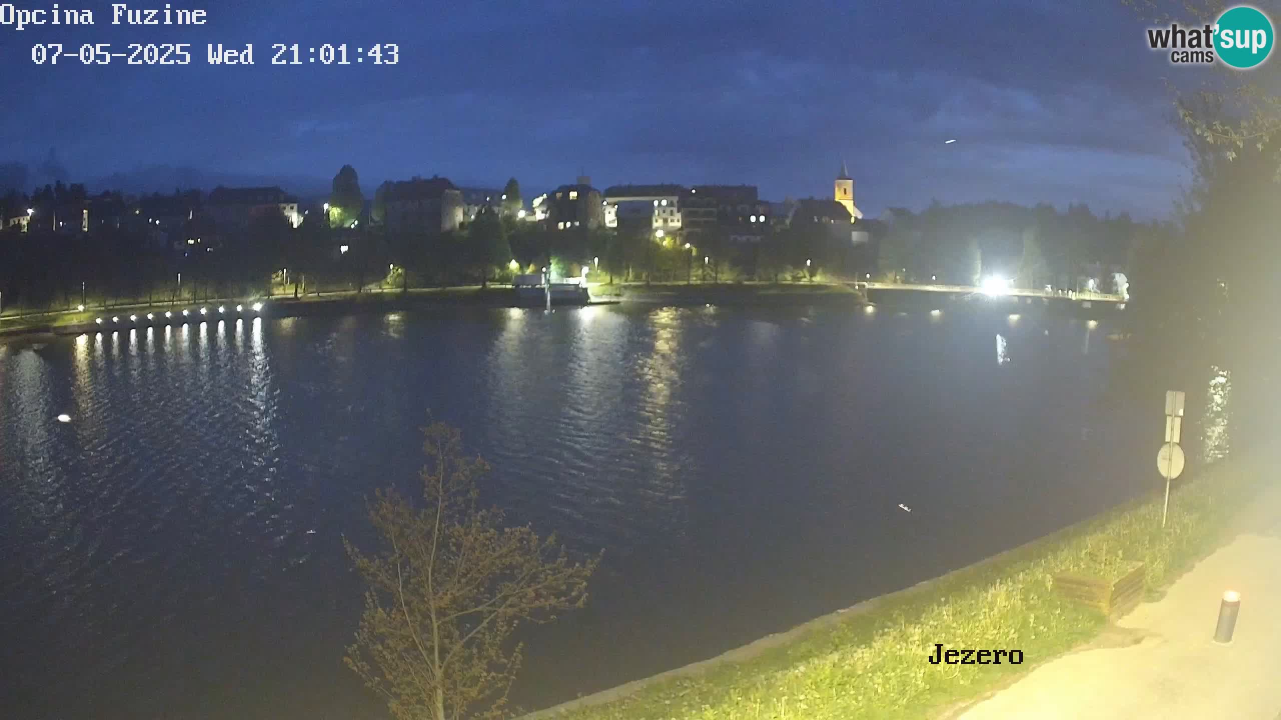 LIVE Lake Bajer livecam Bajersko Jezero Fužine