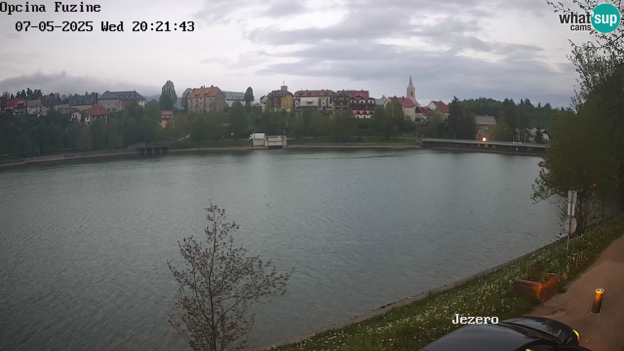 Bajersko Jezero web kamera Fužine