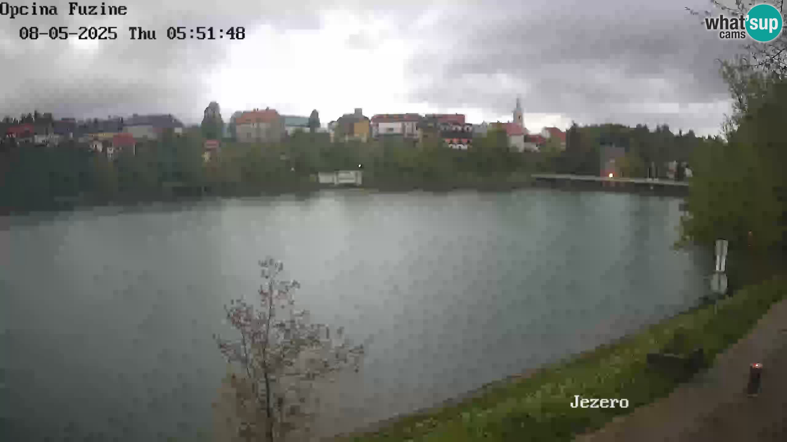 LIVE lago Bajer webcam Bajersko Jezero Fužine