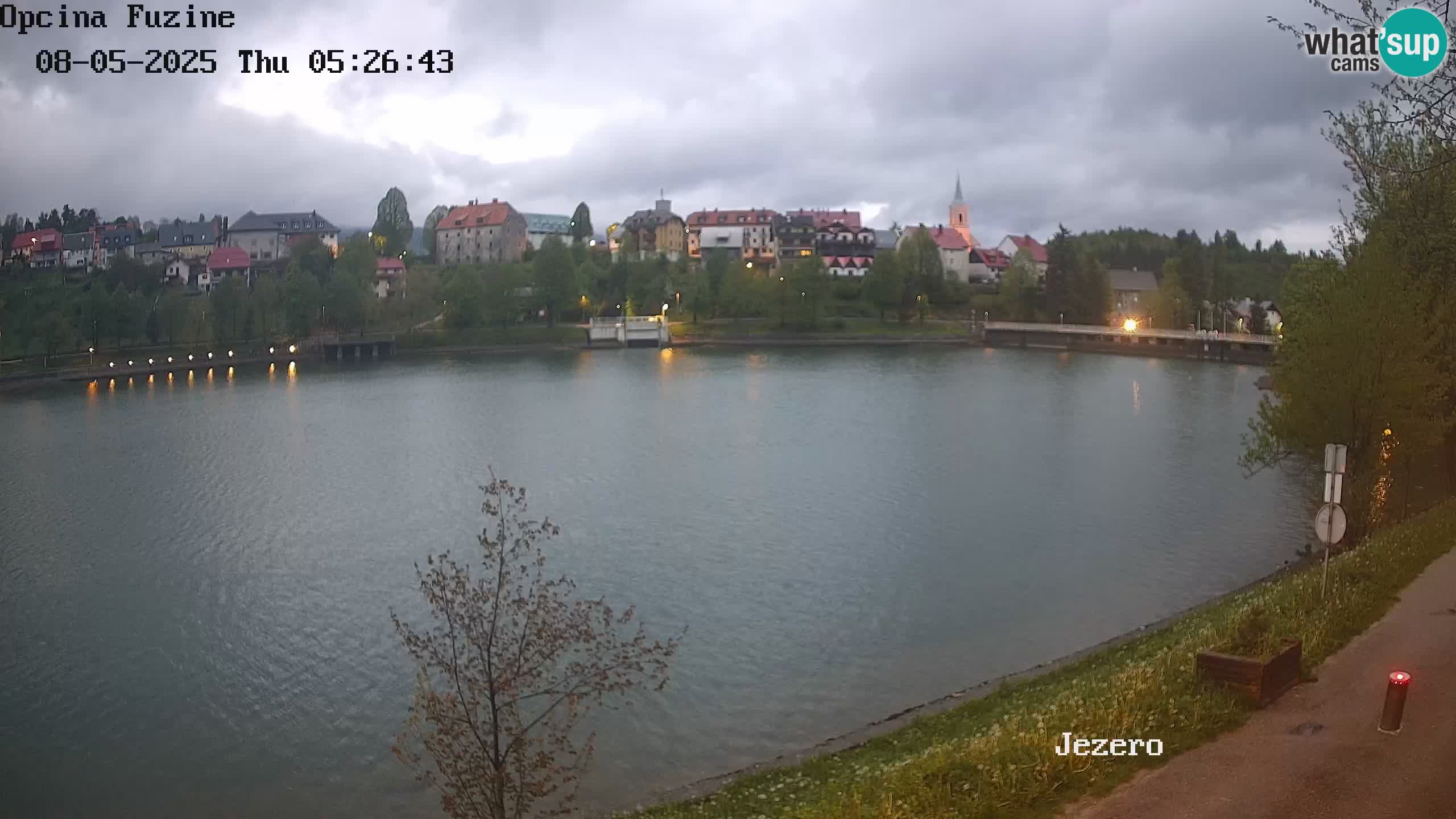LIVE Lake Bajer livecam Bajersko Jezero Fužine