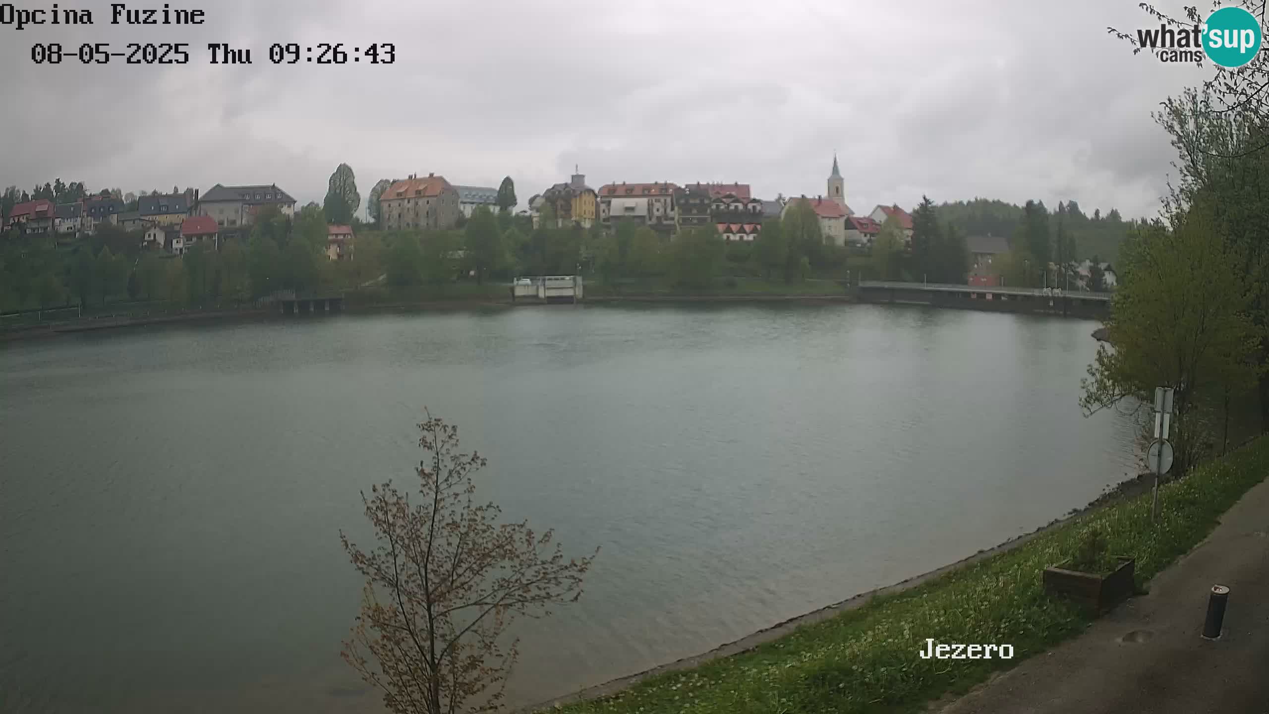 LIVE Lake Bajer livecam Bajersko Jezero Fužine