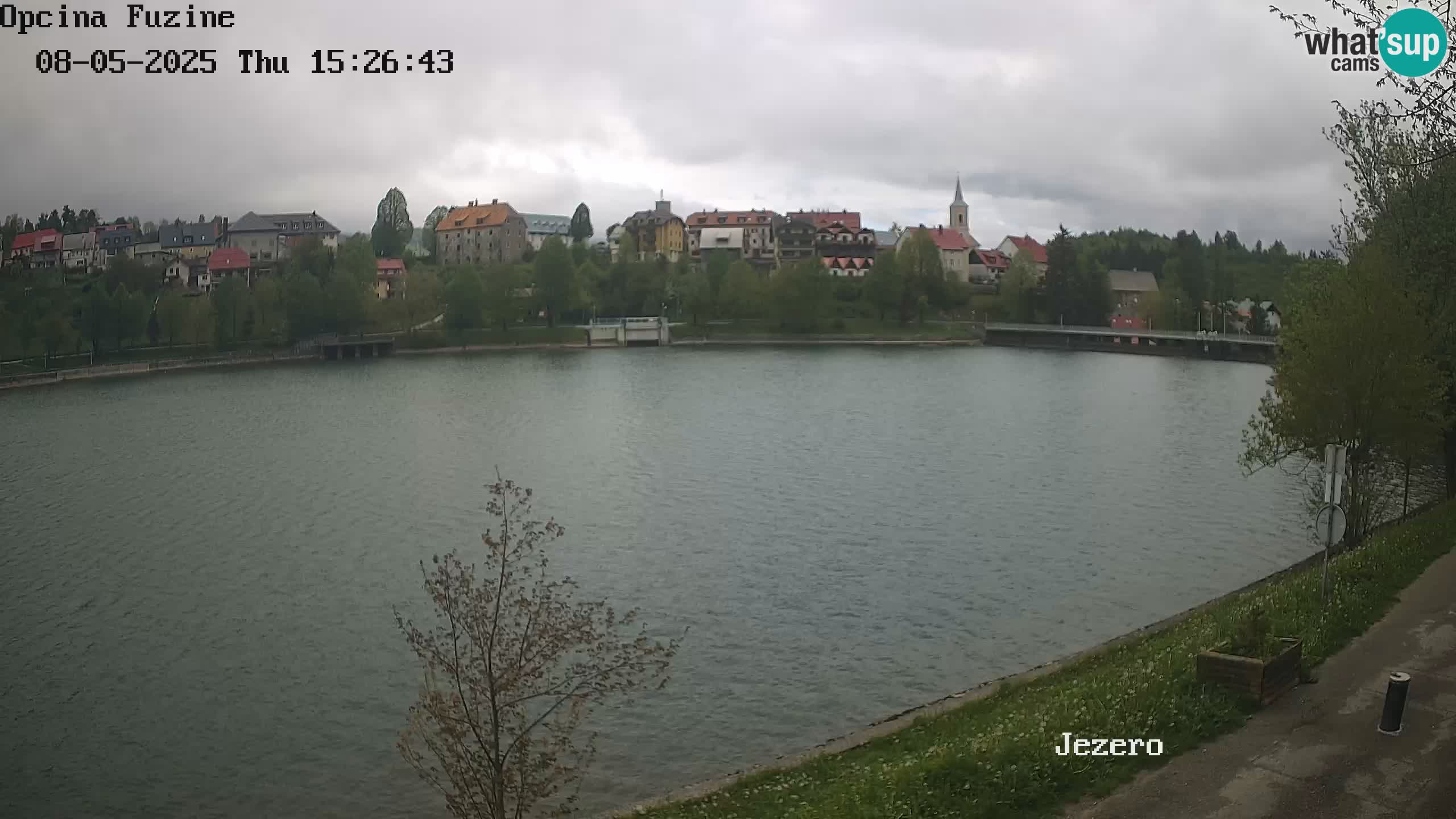 Bajersko Jezero web kamera Fužine