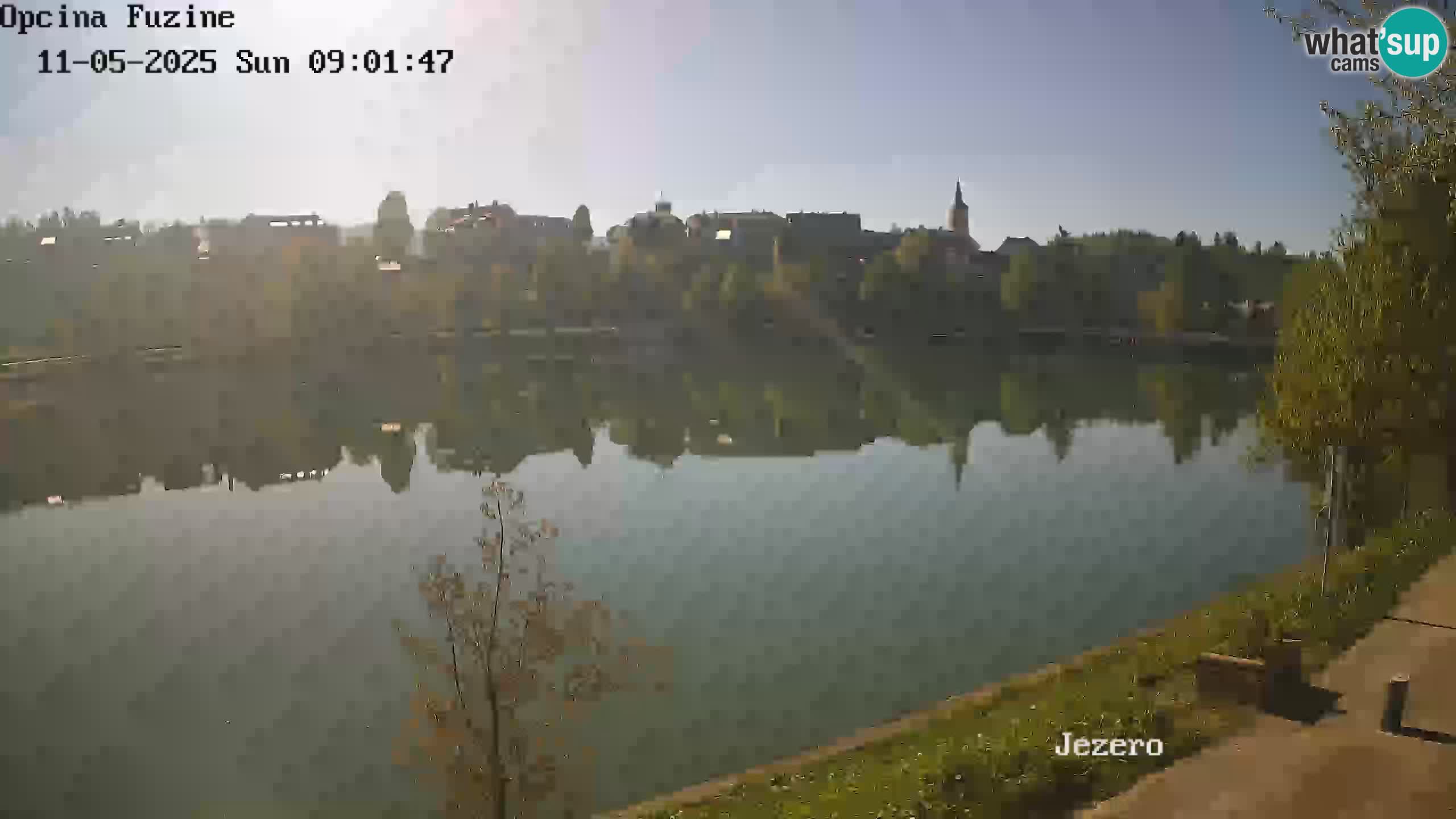 LIVE Lake Bajer livecam Bajersko Jezero Fužine